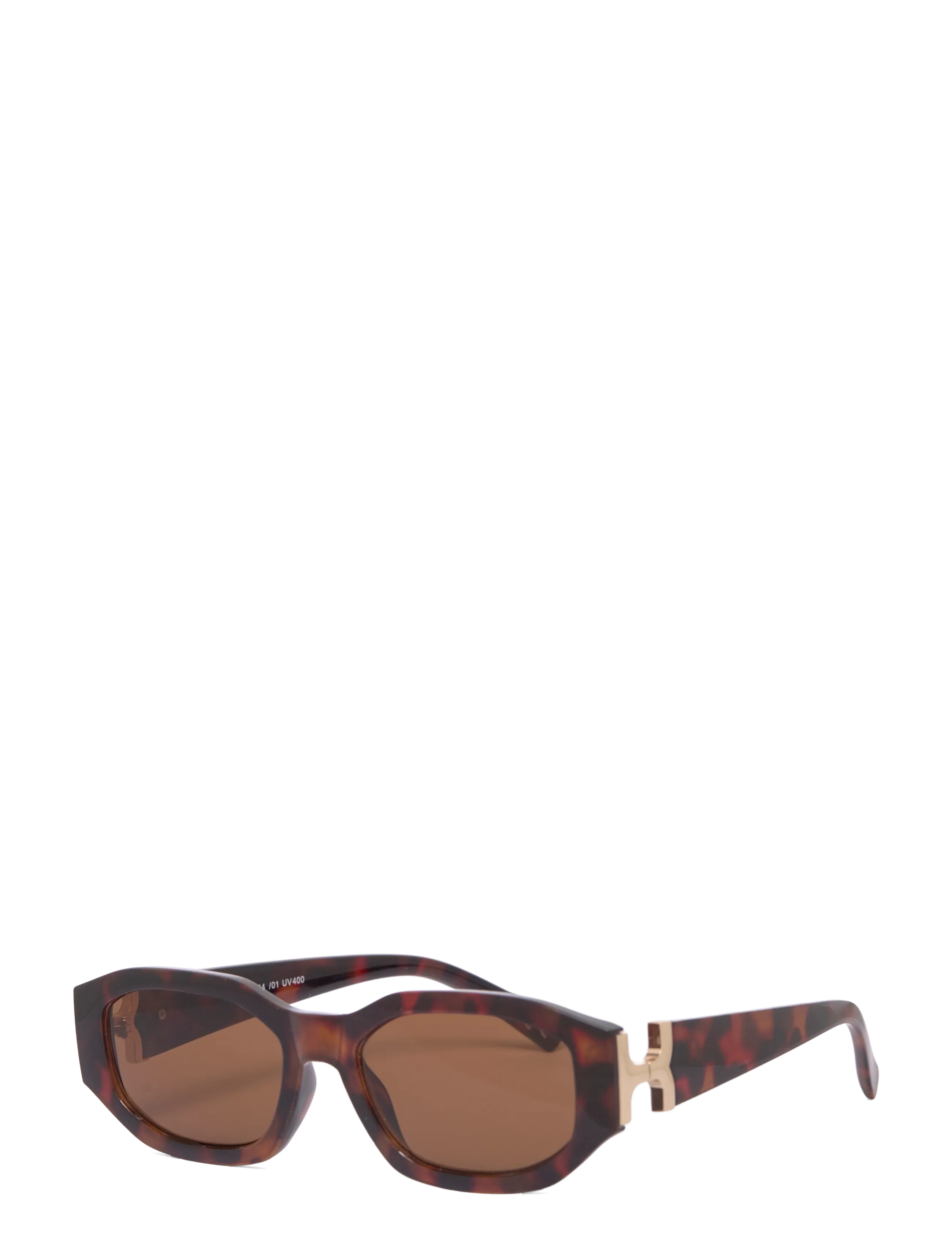 Gina Tricot - Bold sunglasses - kandilise raamiga - dk turtle (7044) - 1
