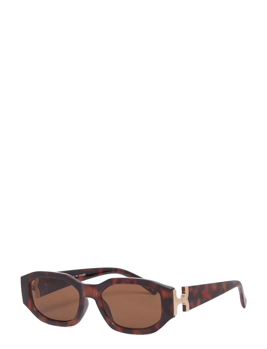 Gina Tricot - Bold sunglasses - kandilised päikeseprillid - dk turtle (7044) - 1