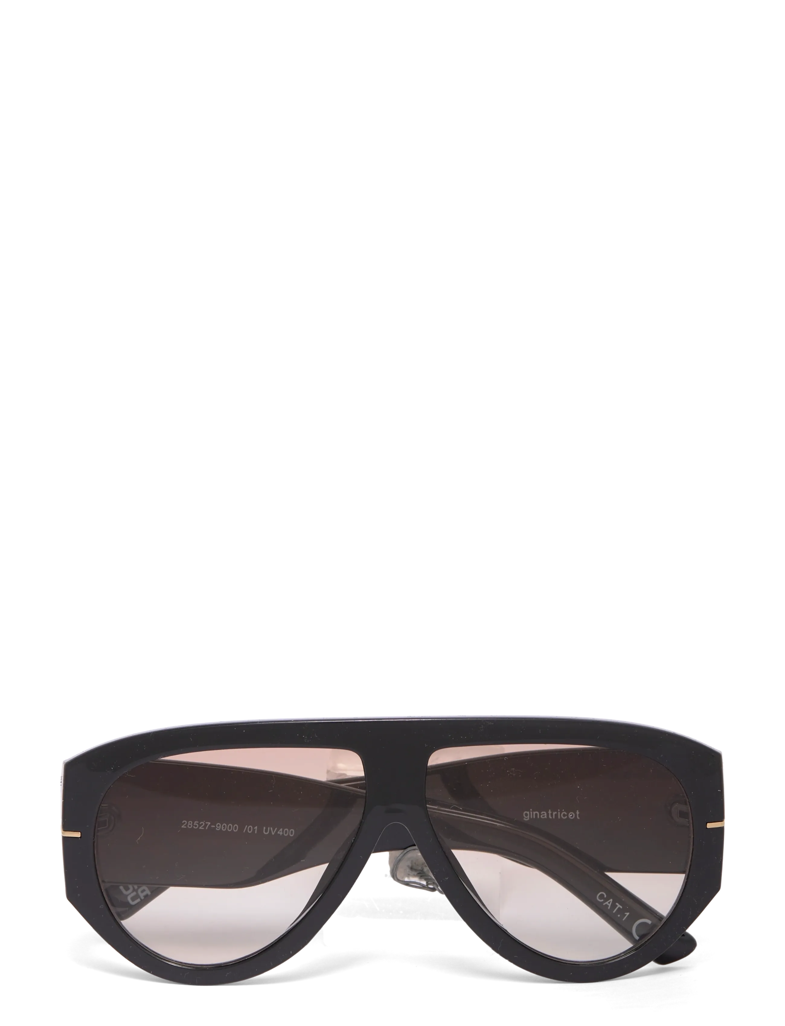 Gina Tricot Bold aviator sunglasses - Päikeseprillid - BLACK (9000) / black