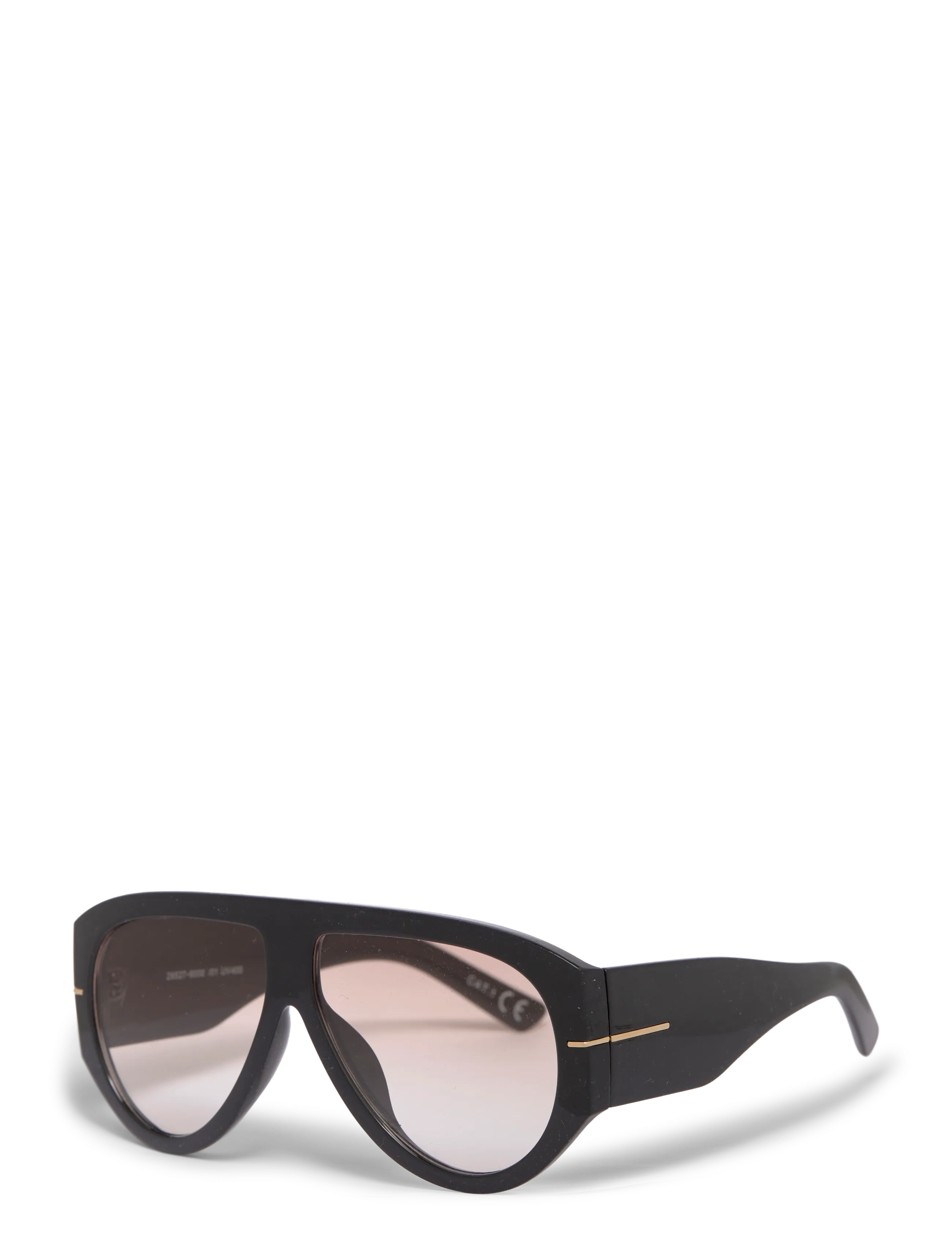 Gina Tricot - Bold aviator sunglasses - aviator solbriller - black (9000) - 1