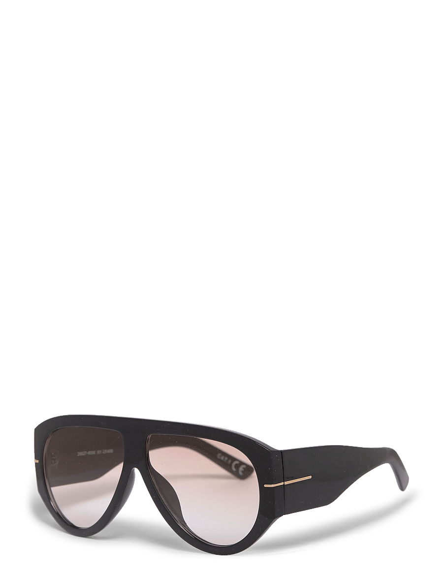Gina Tricot - Bold aviator sunglasses - aviaatori päikeseprillid - black (9000) - 1