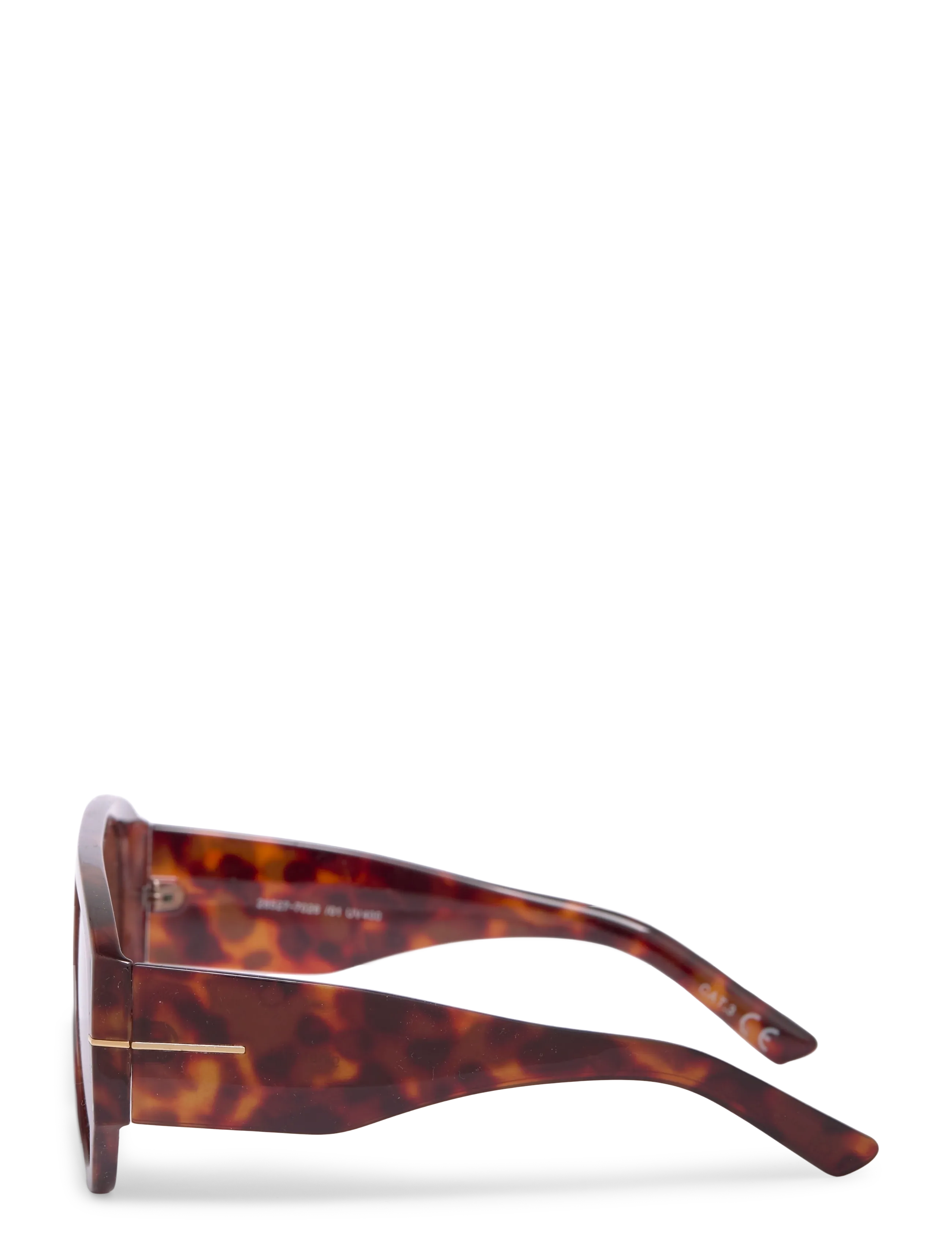 Gina Tricot - Bold aviator sunglasses - aviator solbriller - tortoise (7026) - 2