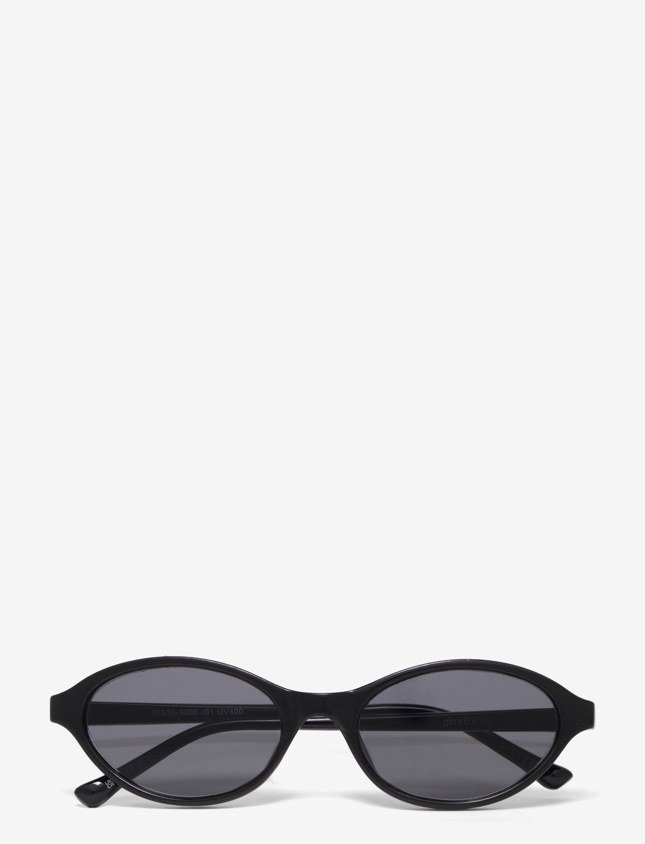 Gina Tricot - Oval sunglasses - cateye solbriller - black (9000) - 0