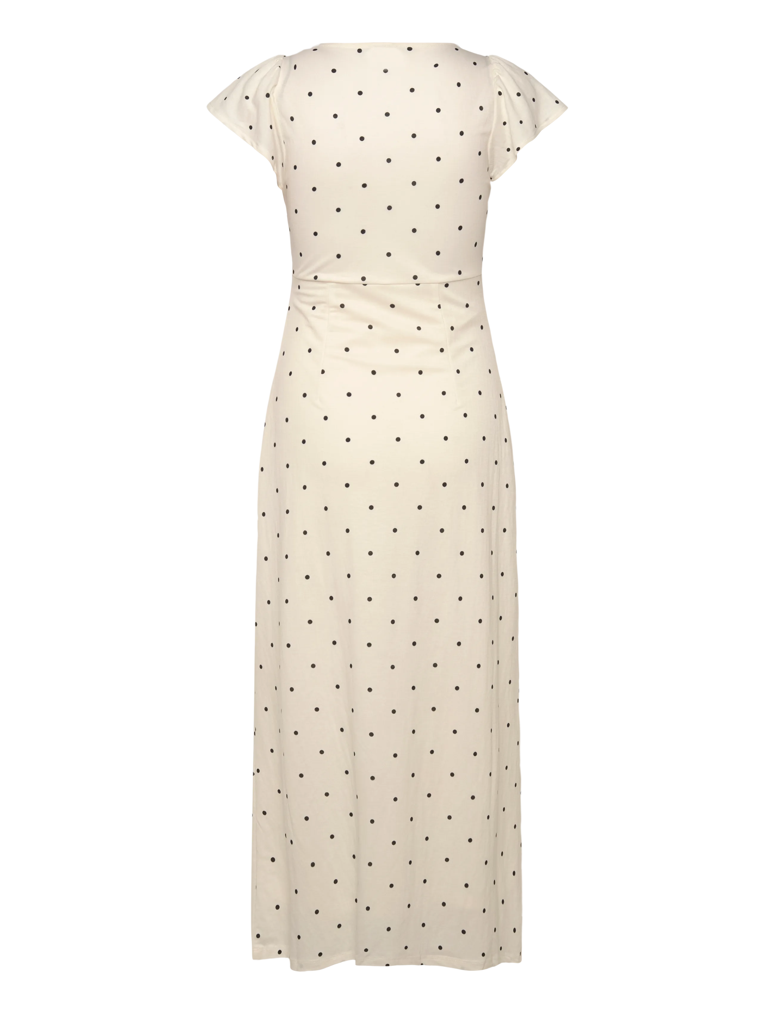 Gina Tricot - Lace detail midi dress - black dot (9361) - 1