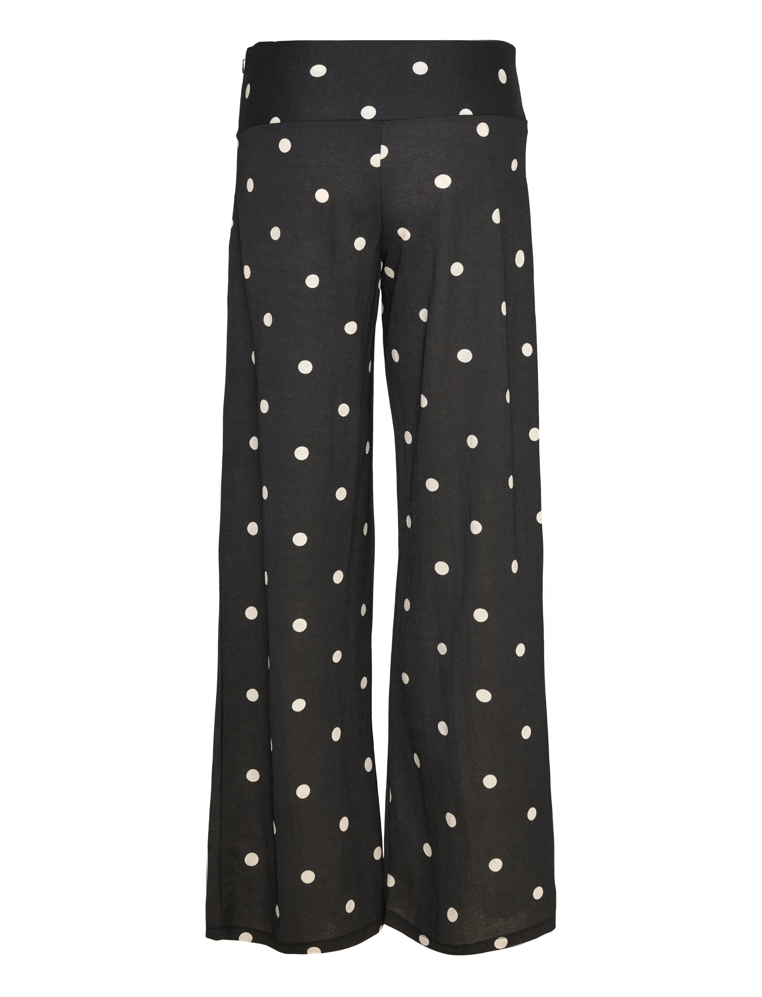 Gina Tricot - Wide leg trousers - bukser med brede ben - cream dot - 2