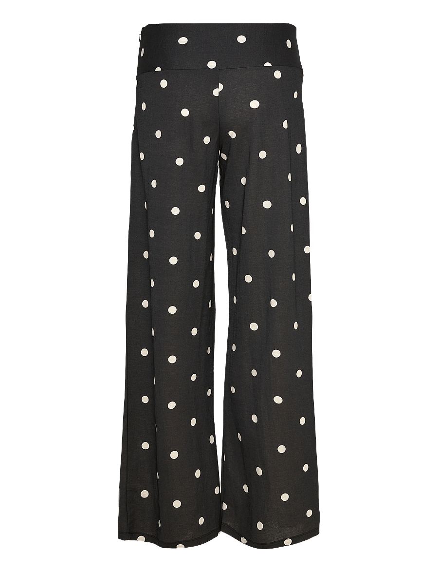 Gina Tricot - Wide leg trousers - bukser med brede ben - cream dot - 2