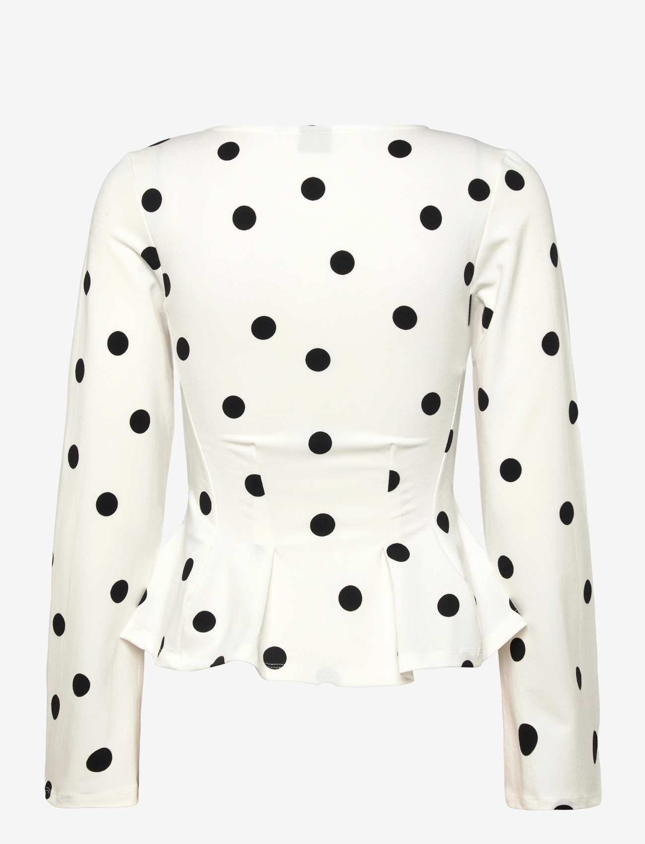 Gina Tricot - Peplum top - pikkade varrukatega pluusid - cream (1047) - 1