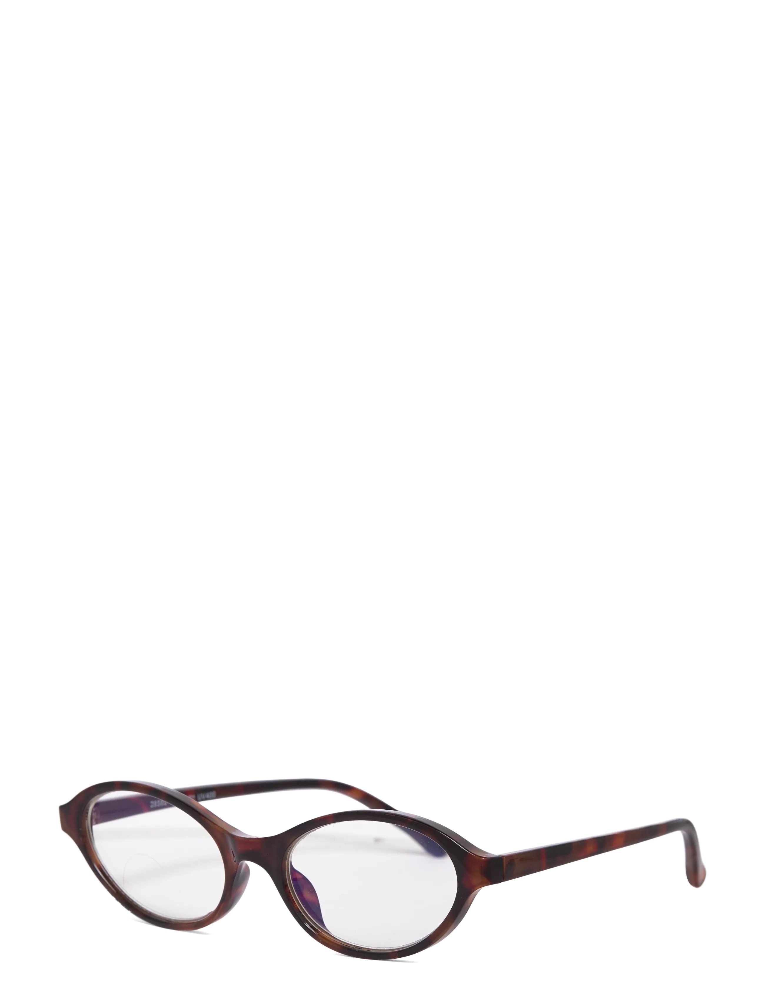 Gina Tricot - Oval blue light glasses - blåljusglasögon - blue/turtle (5334) - 1