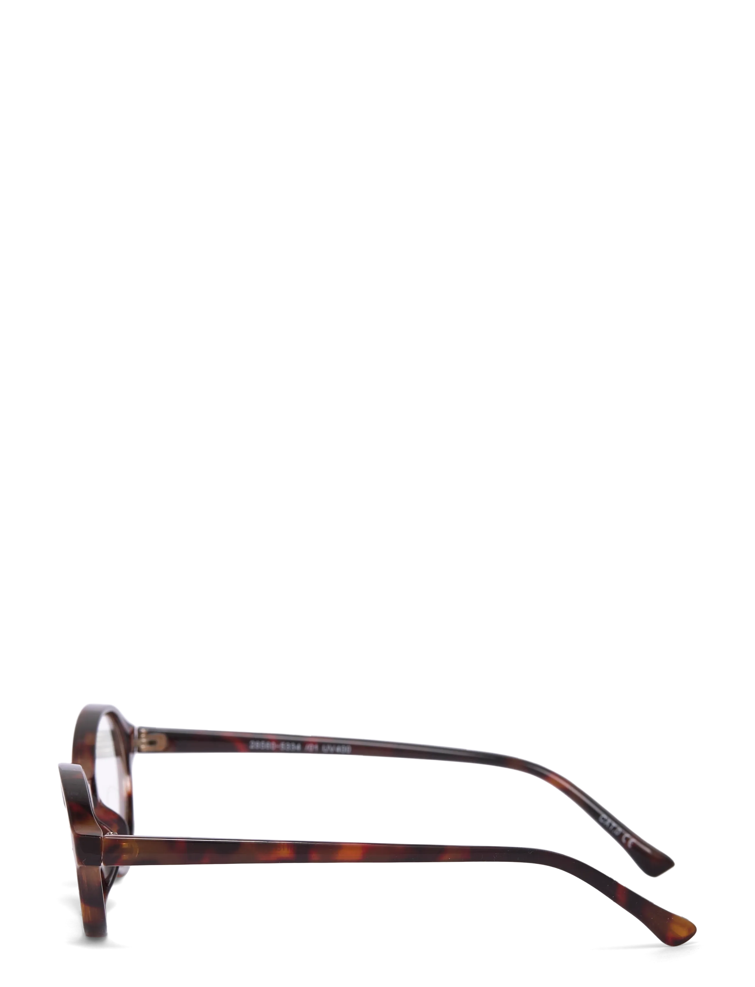 Gina Tricot - Oval blue light glasses - blåljusglasögon - blue/turtle (5334) - 2