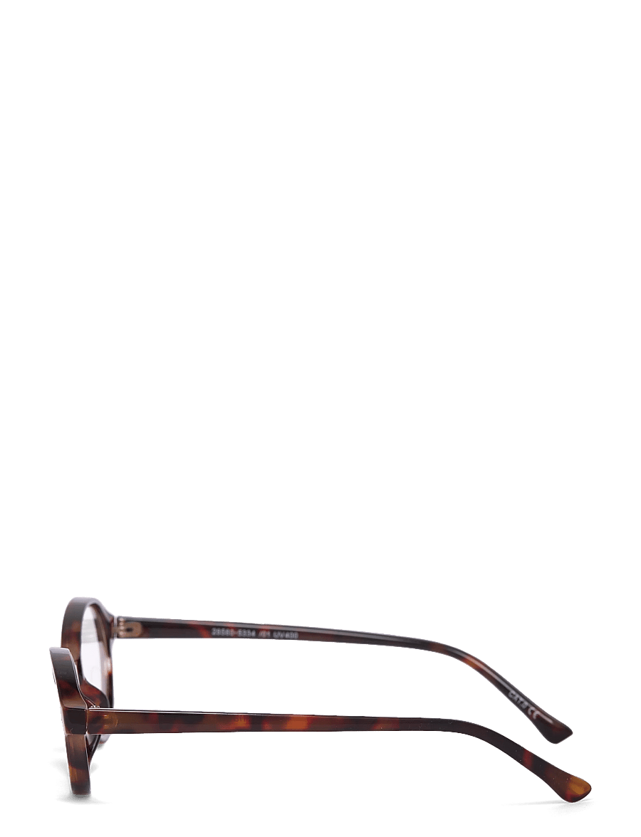 Gina Tricot - Oval blue light glasses - blåljusglasögon - blue/turtle (5334) - 2