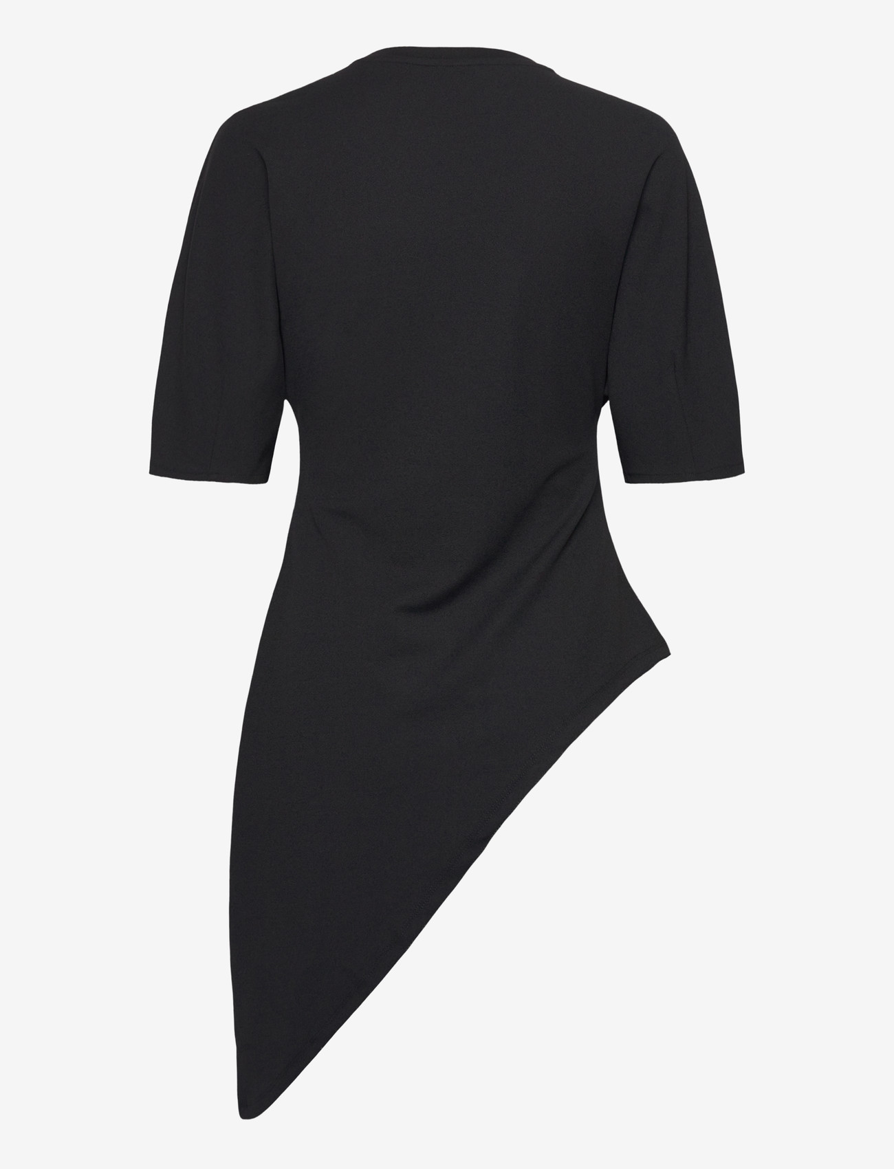 Gina Tricot - Asymmetric top - t-shirts - black (9000) - 1