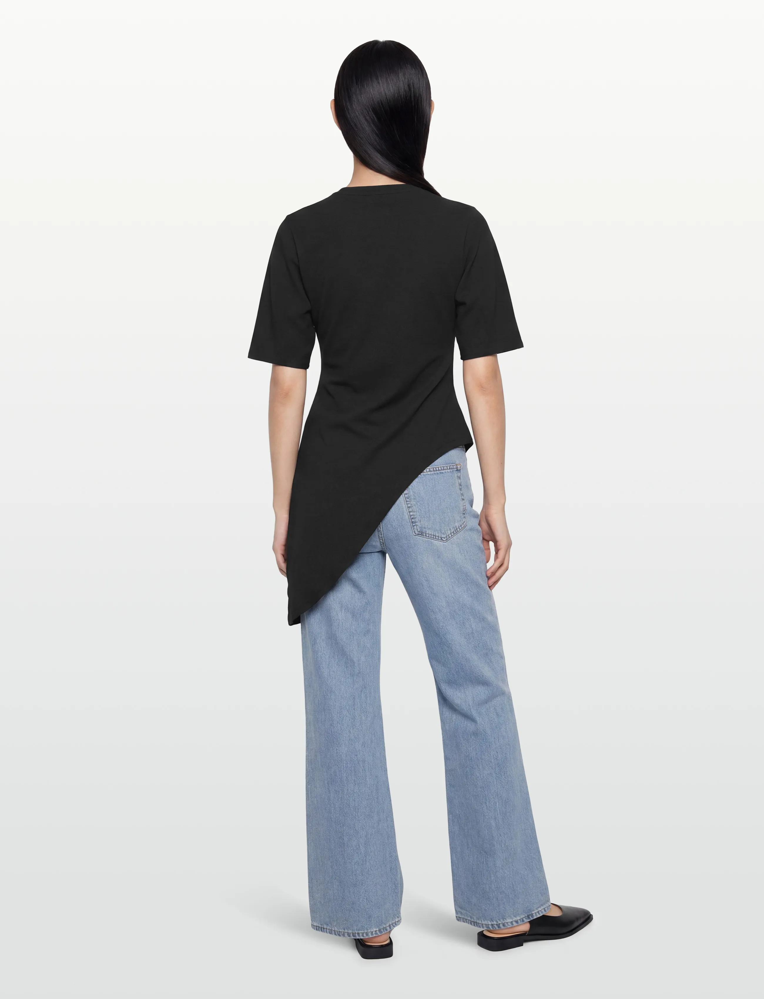 Gina Tricot - Asymmetric top - t-paidat - black (9000) - 4