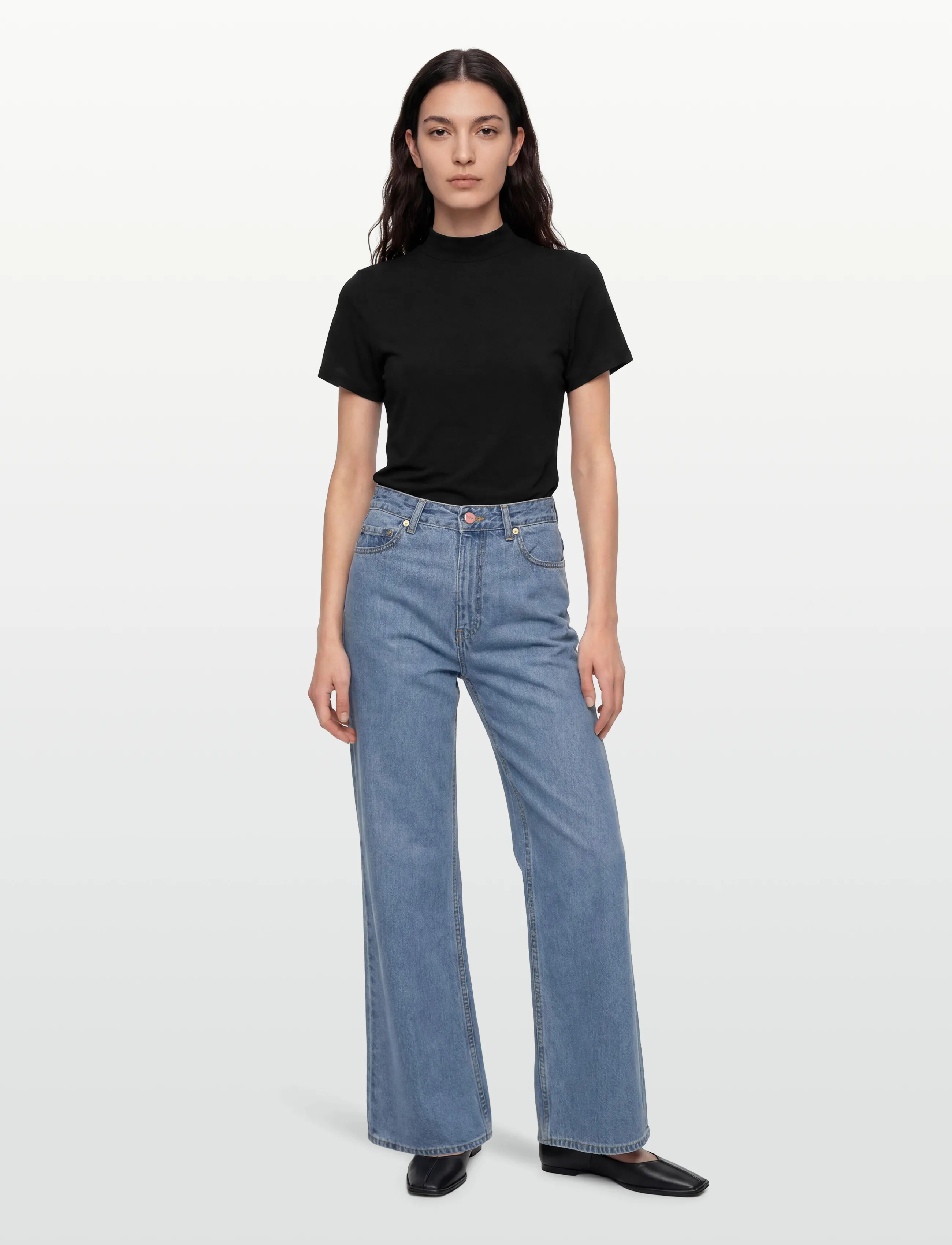 Gina Tricot Tie top - T-shirts & Tops - BLACK (9000) / black
