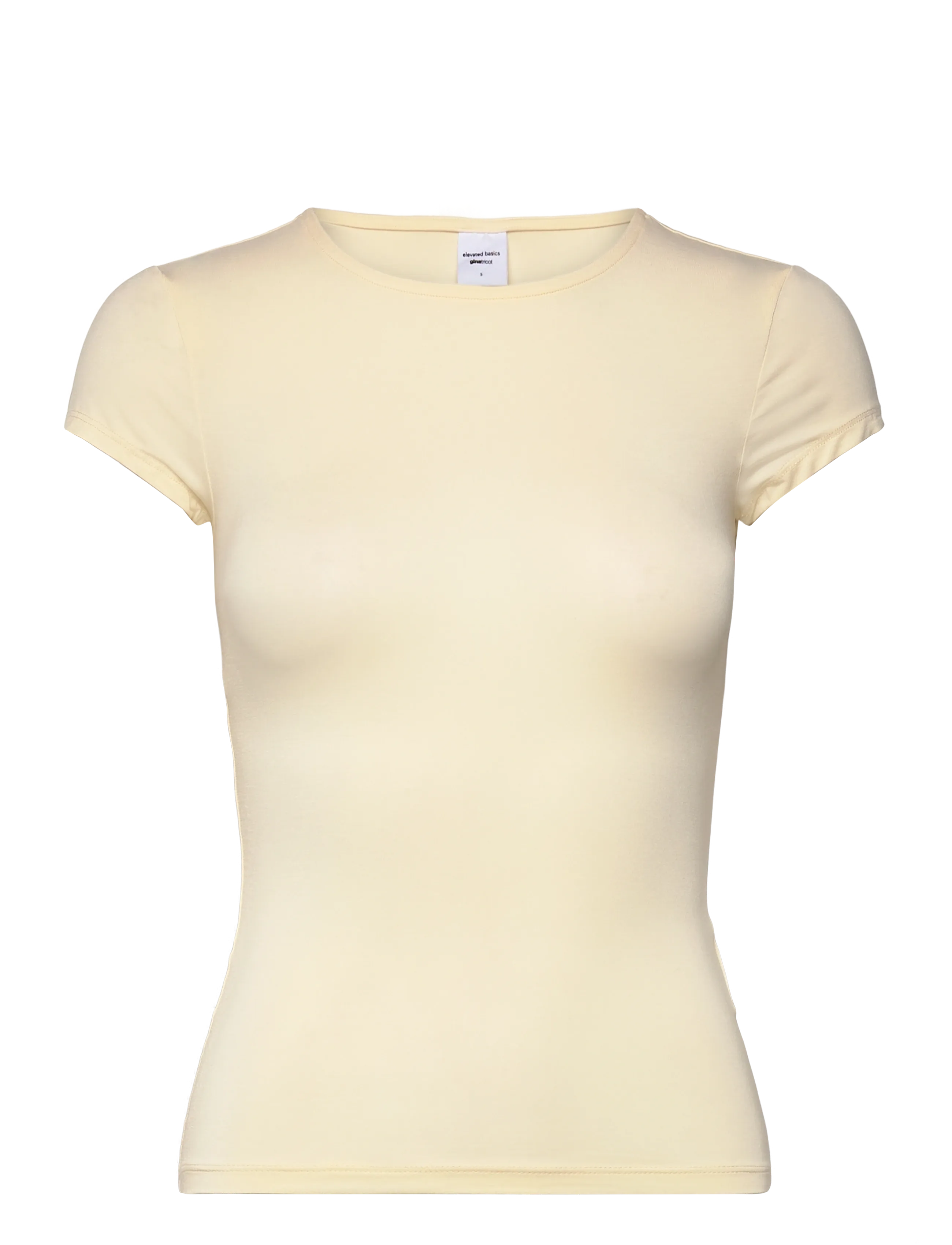 Gina Tricot Slim fit top - T-shirts - AFTERGLOW (7209) / yellow