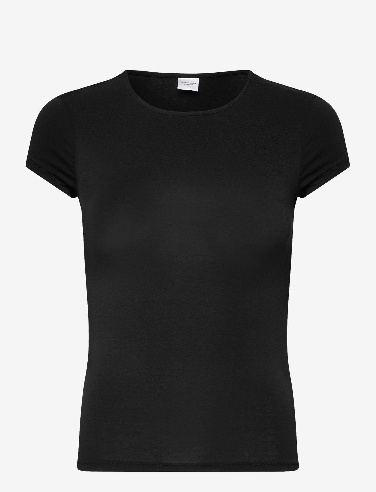 Gina Tricot - Slim fit top - t-särgid - black (9000) - 0
