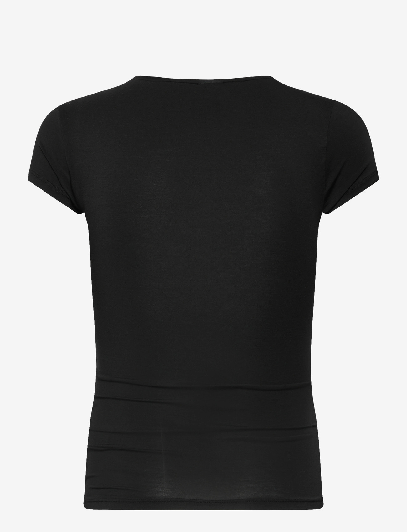 Gina Tricot - Slim fit top - t-särgid - black (9000) - 1