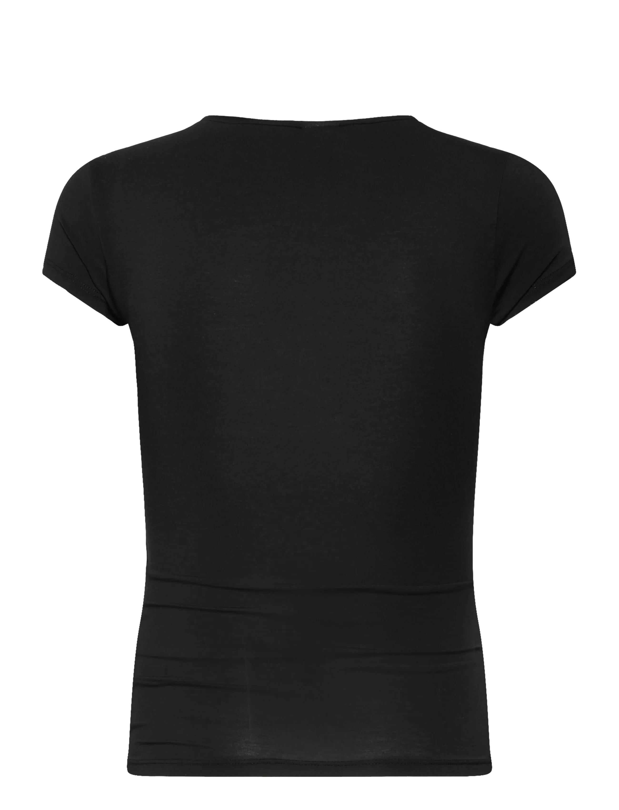 Gina Tricot - Slim fit top - t-shirts - black (9000) - 2