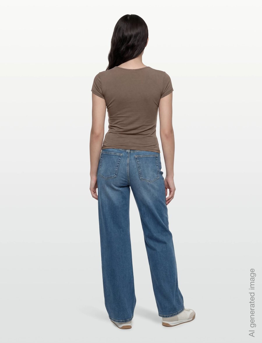Gina Tricot - Slim fit top - t-shirts - falcon (7092) - 4
