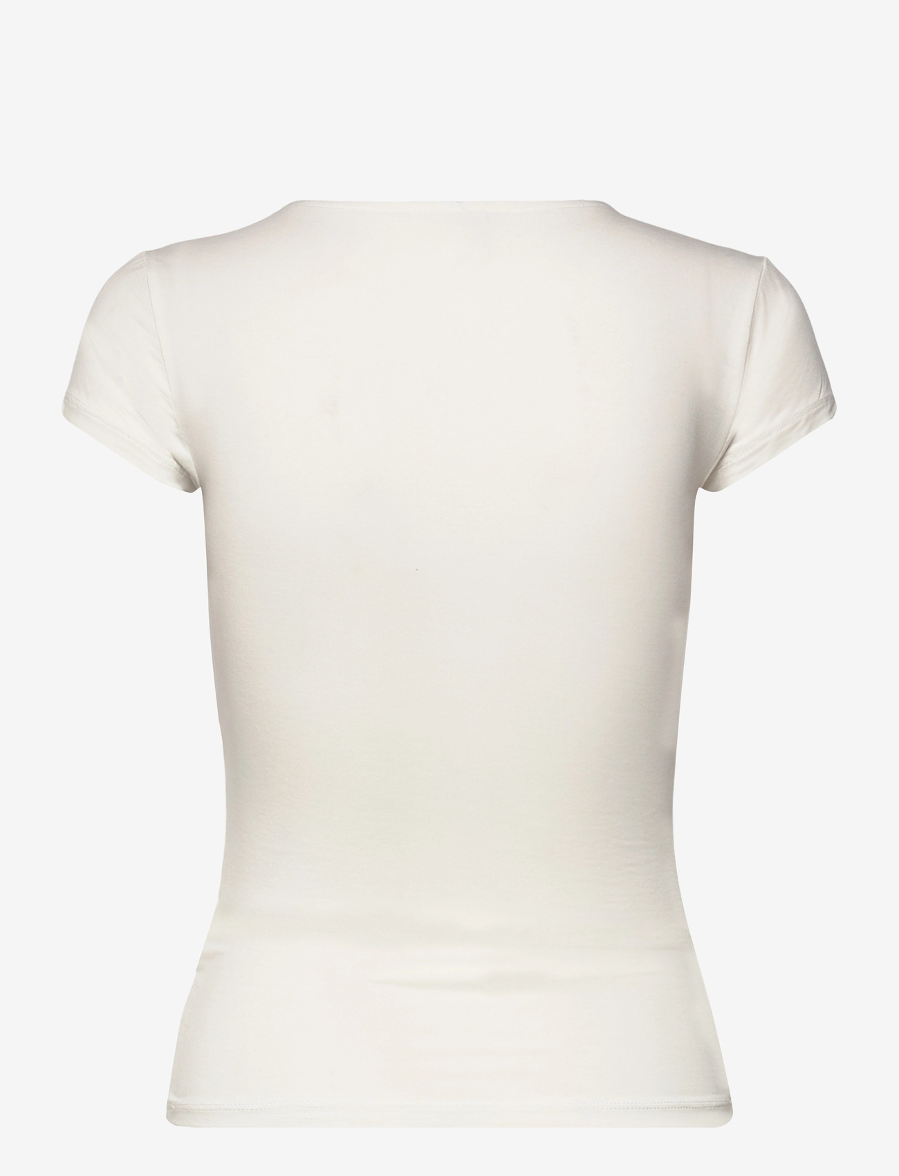 Gina Tricot - Slim fit top - t-shirts - offwhite - 1