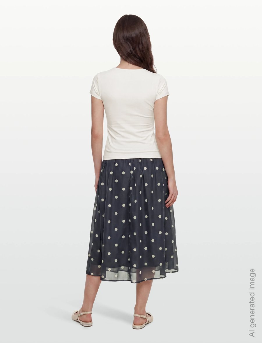 Gina Tricot - Slim fit top - t-shirts - offwhite - 4
