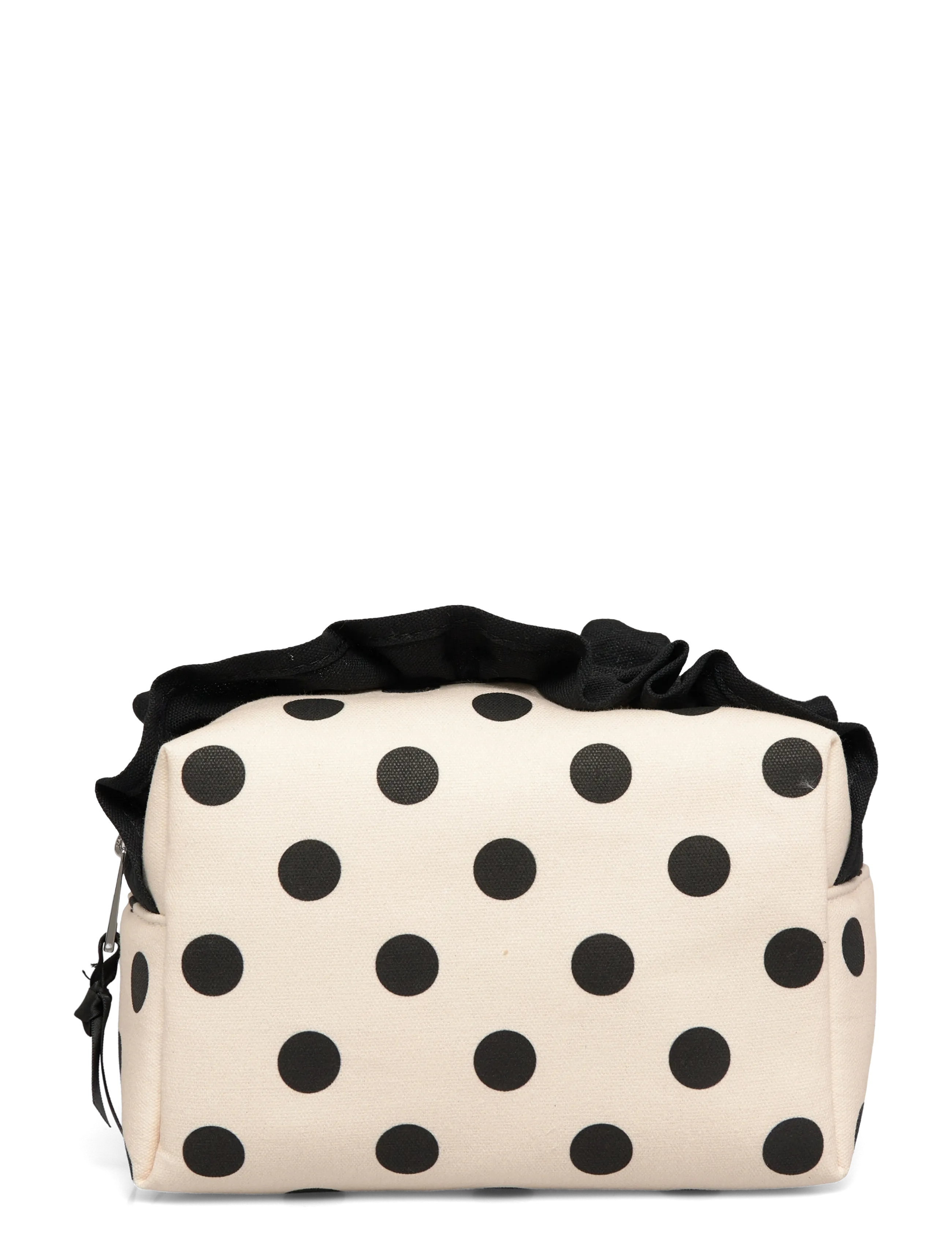 Gina Tricot Makeup bag - Toalettmapper - BLACK/WHITE (9050) / cream