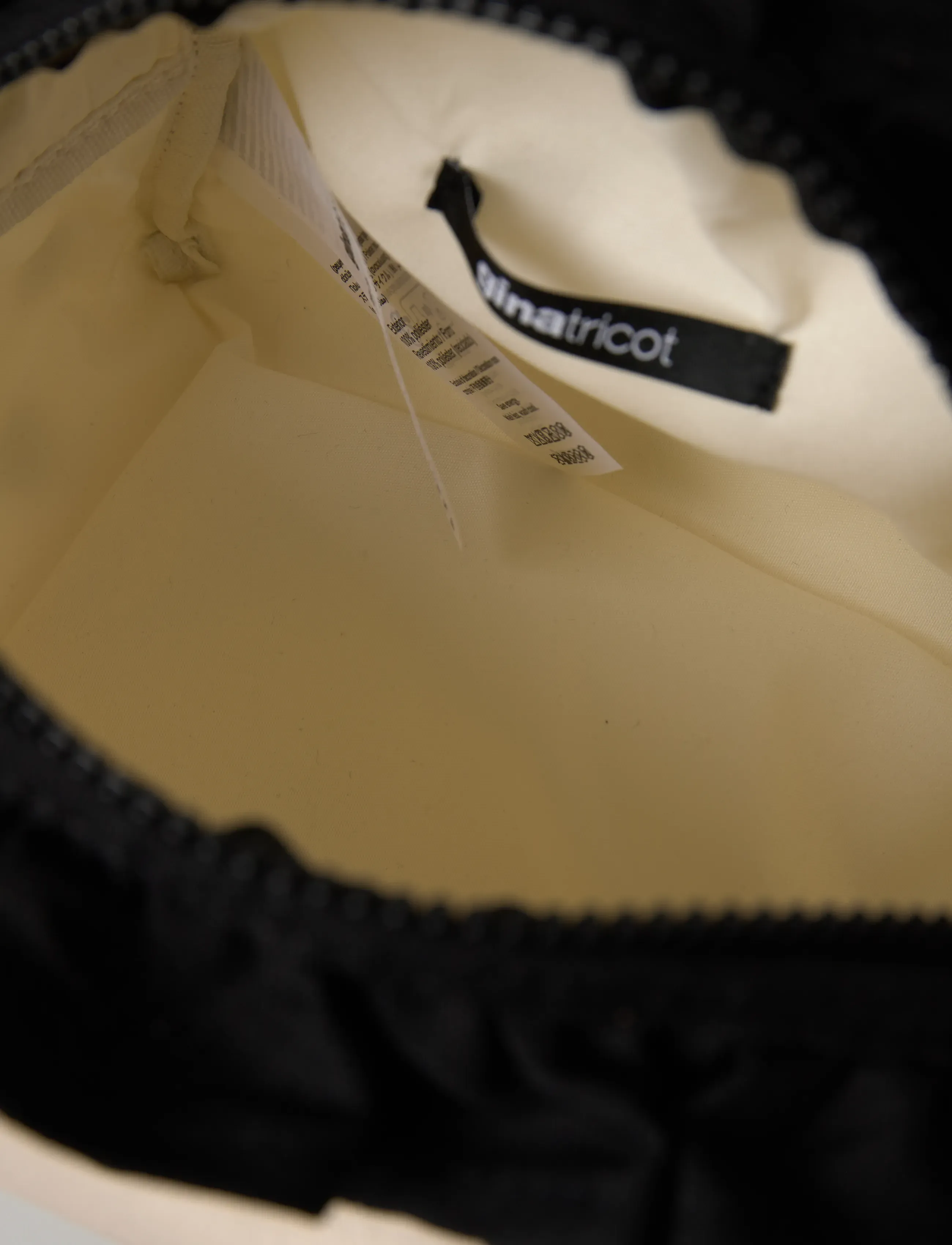 Gina Tricot - Makeup bag - motetrender - black/white (9050) - 4