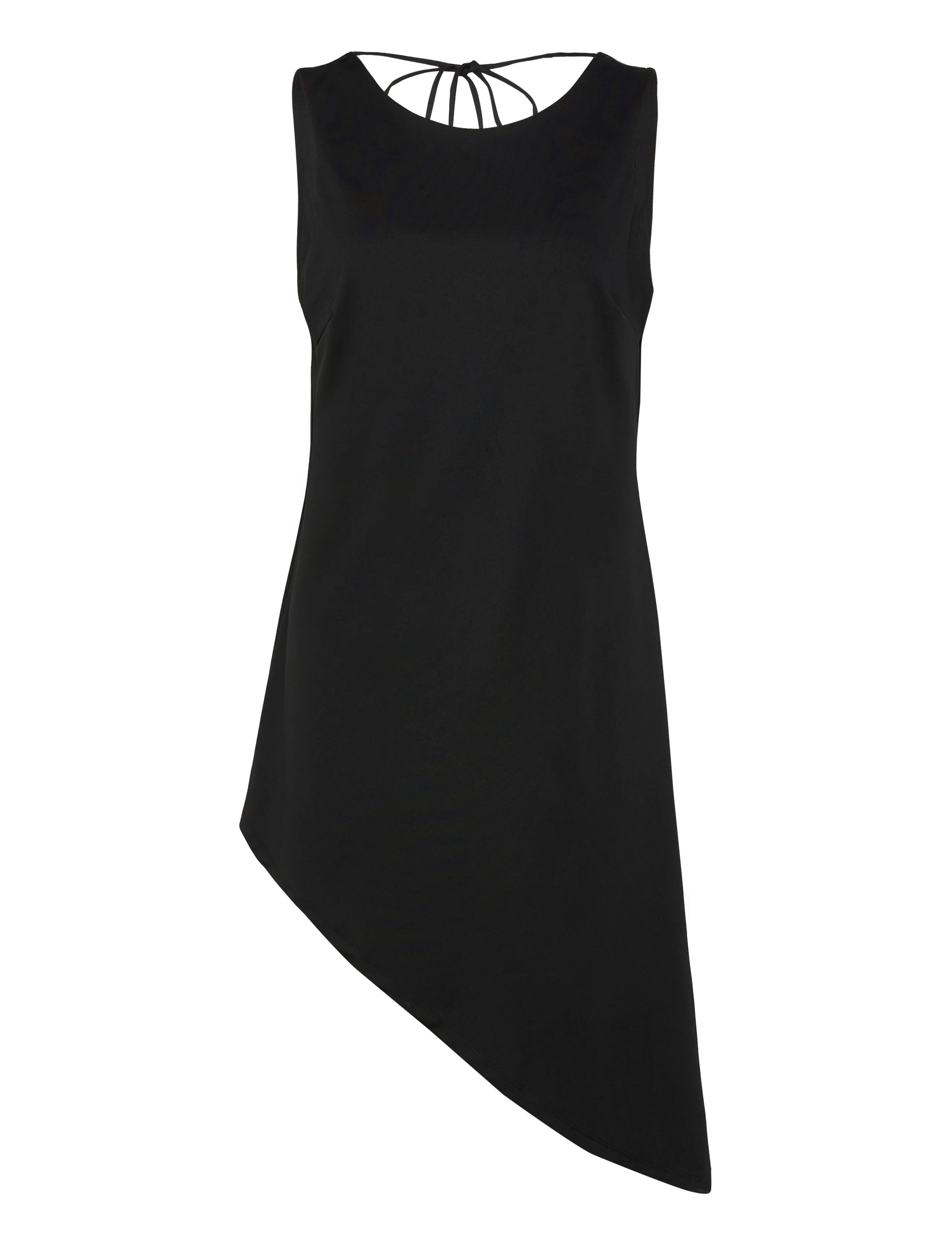 Gina Tricot Asymmetric top - Sleeveless blouses - BLACK (9000) / black