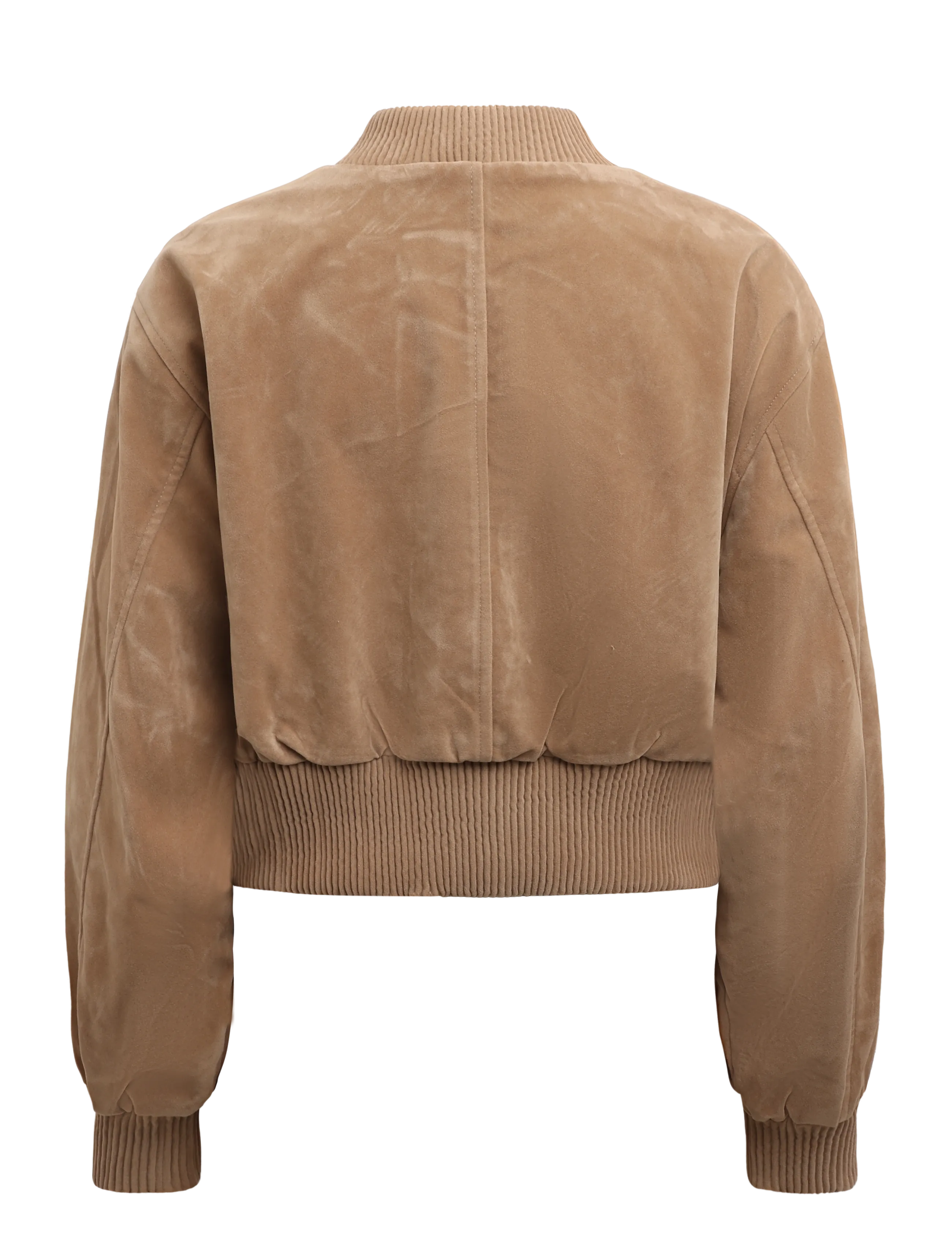 Gina Tricot - Faux suede short jacket - lt beige (7201) - 1