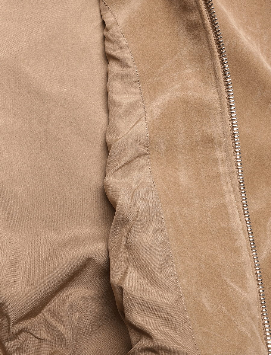 Gina Tricot - Faux suede short jacket - bomber jackets - lt beige (7201) - 4
