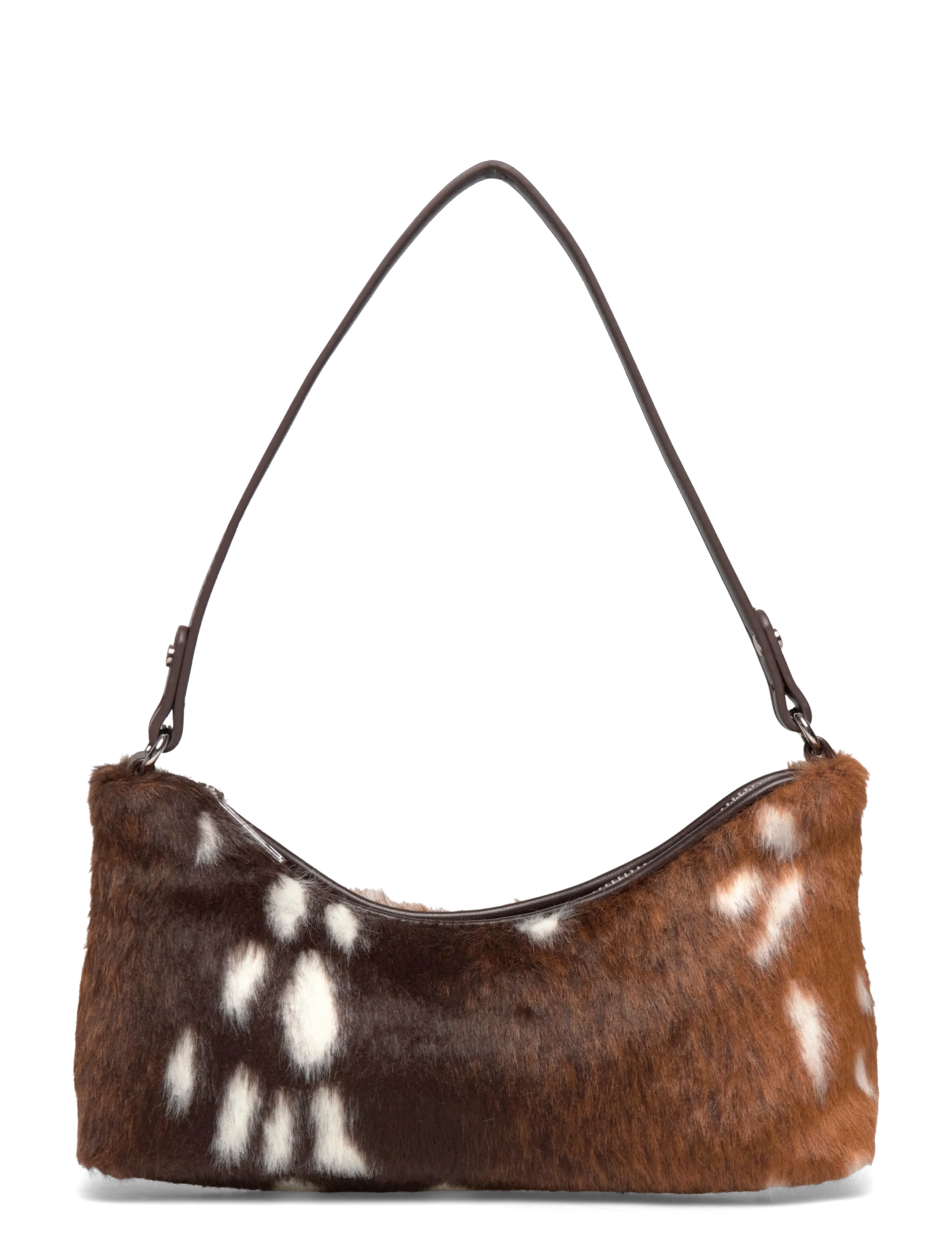 Gina Tricot Hair-on mini bag - Swedish brands - MULTI BROWN (7013) / brown
