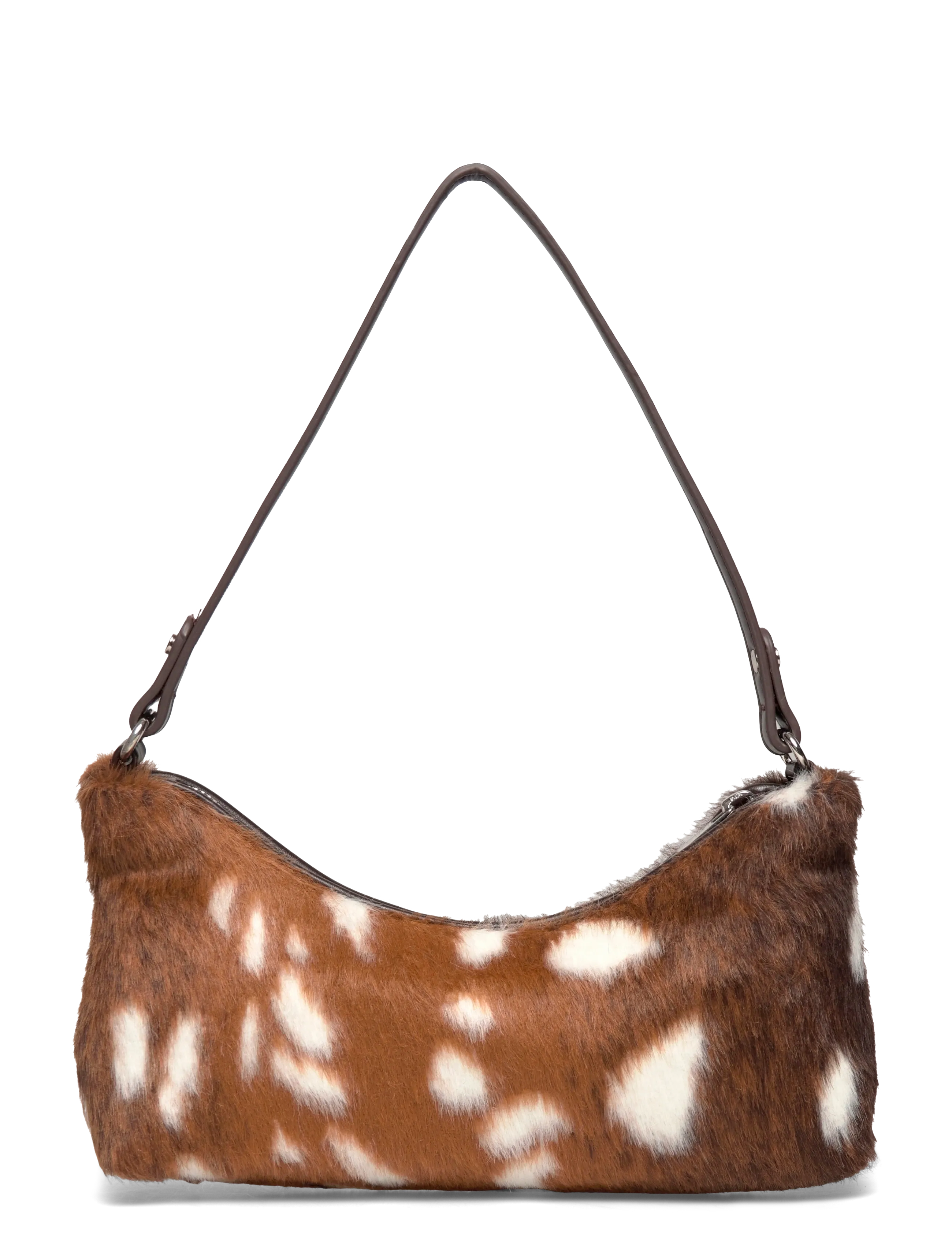 Gina Tricot - Hair-on mini bag - fashion trends - multi brown (7013) - 1