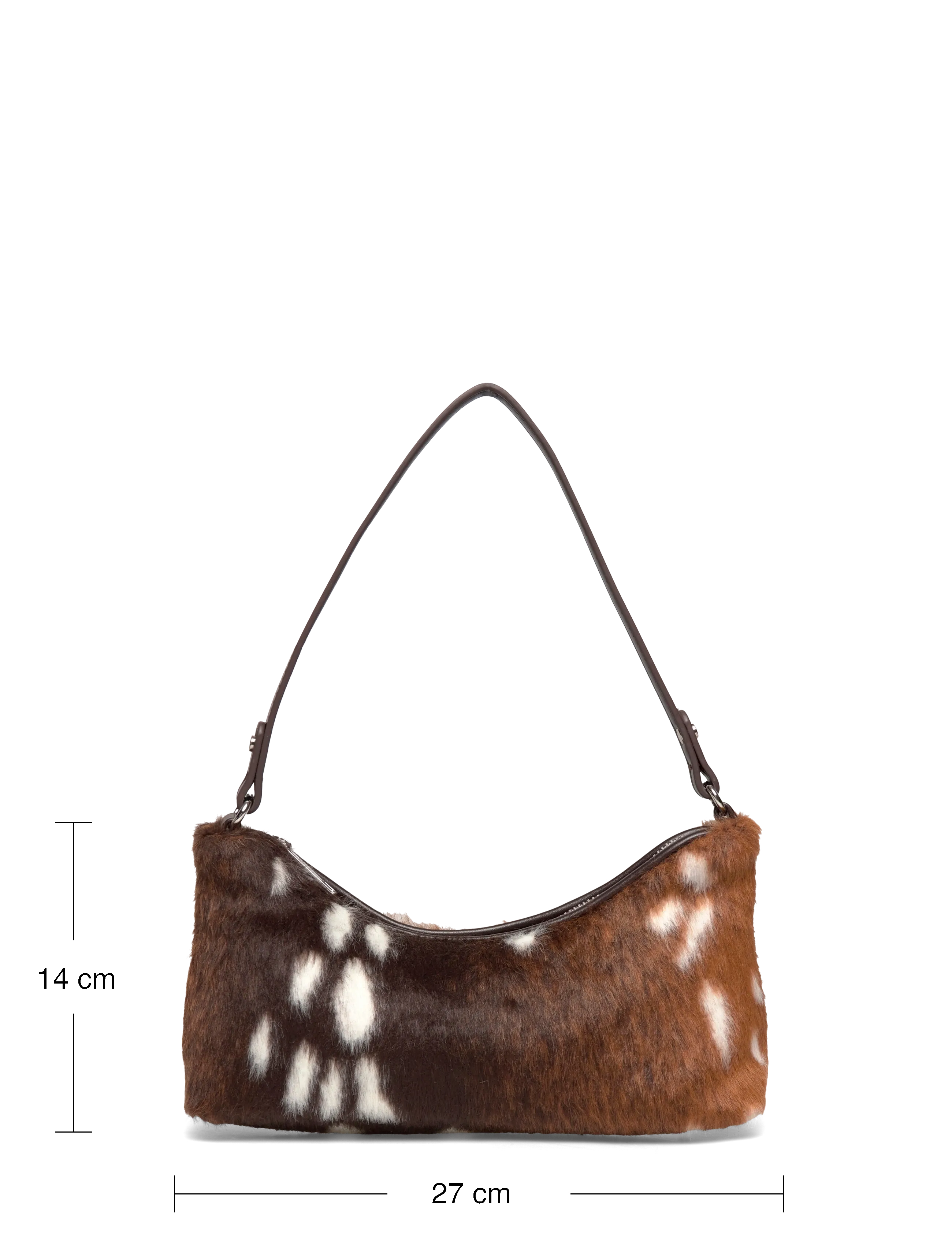 Gina Tricot - Hair-on mini bag - fashion trends - multi brown (7013) - 3