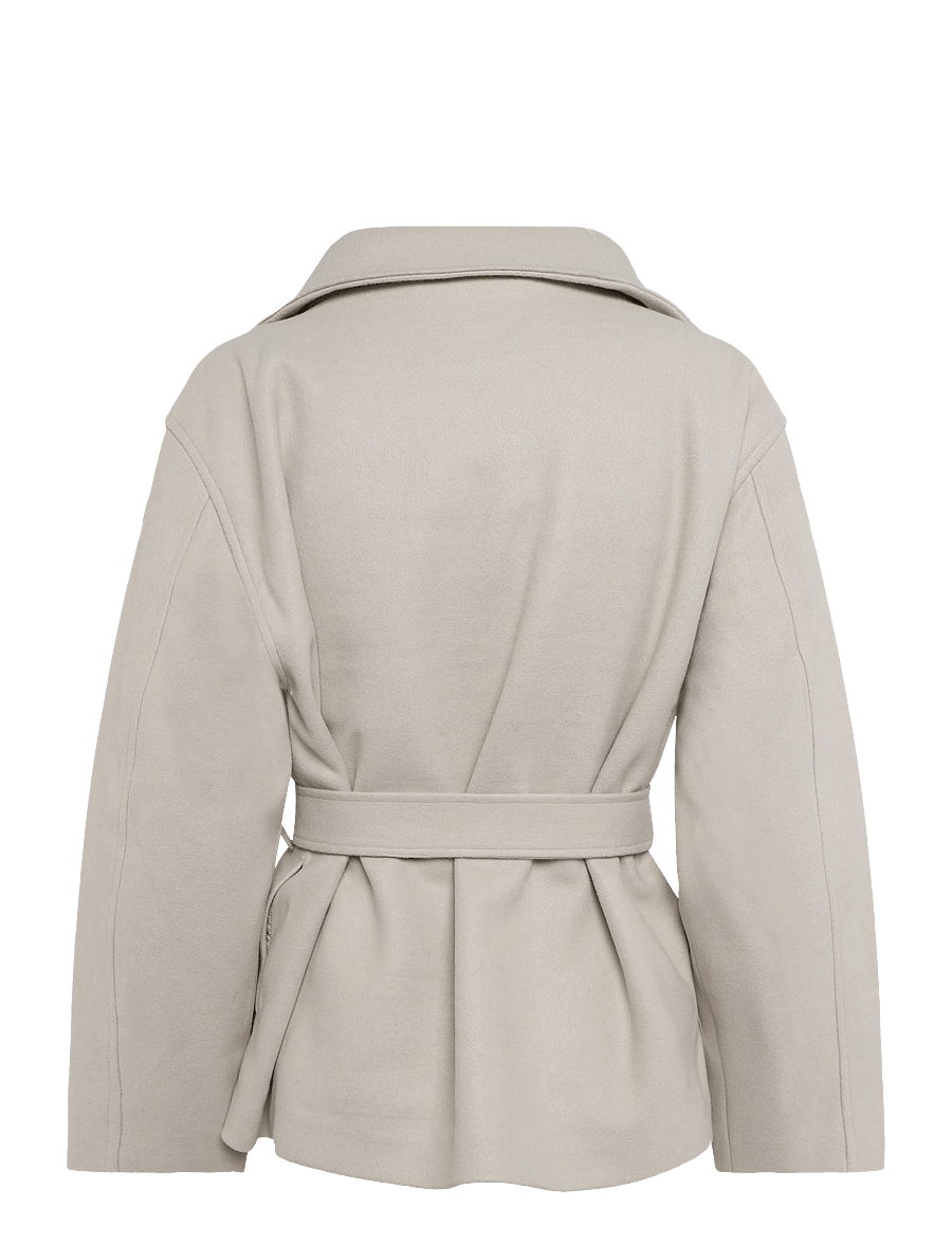 Gina Tricot - High neck wool blend jacket - wolljacken - creme (1263) - 1