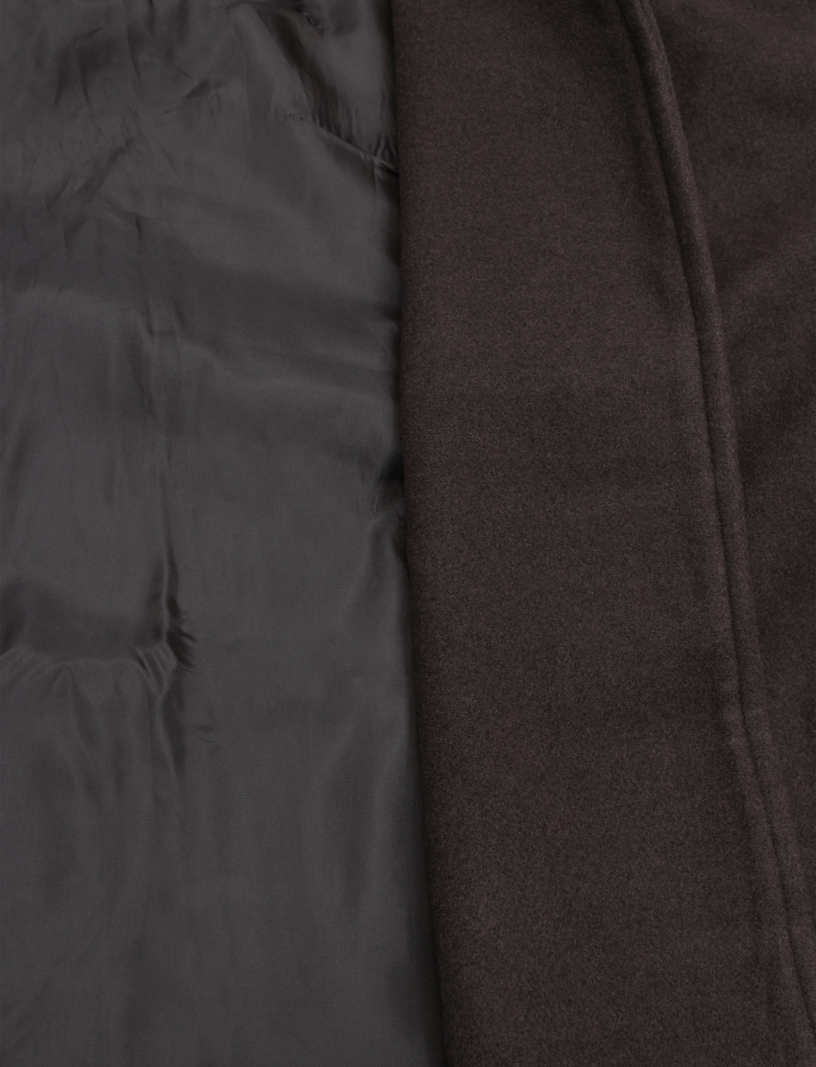 Gina Tricot - High neck wool blend jacket - dark brown (7180) - 4
