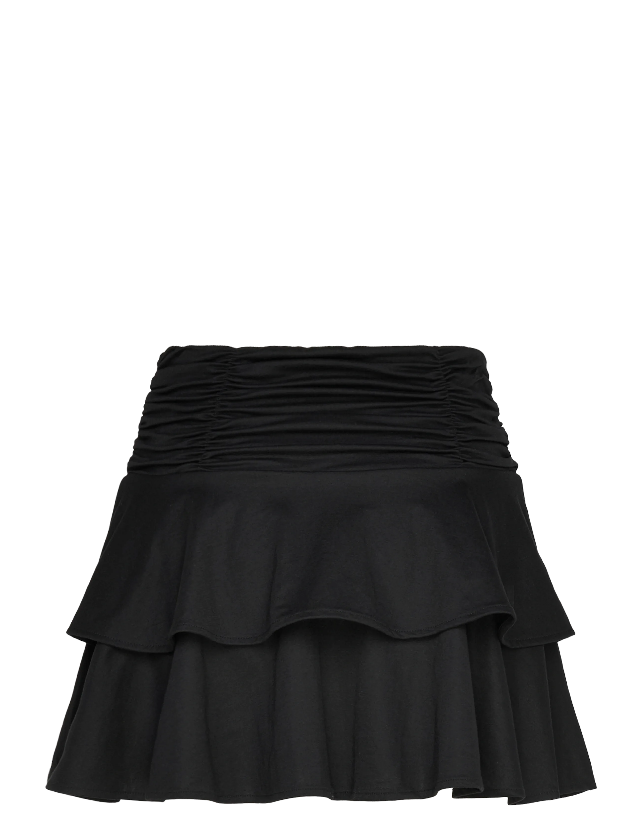 Gina Tricot - Mini frill skirt - korte nederdele - black (9000) - 1