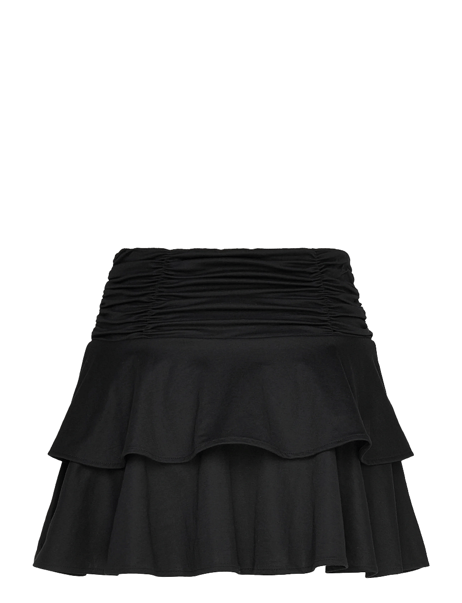 Gina Tricot - Mini frill skirt - kurze röcke - black (9000) - 1
