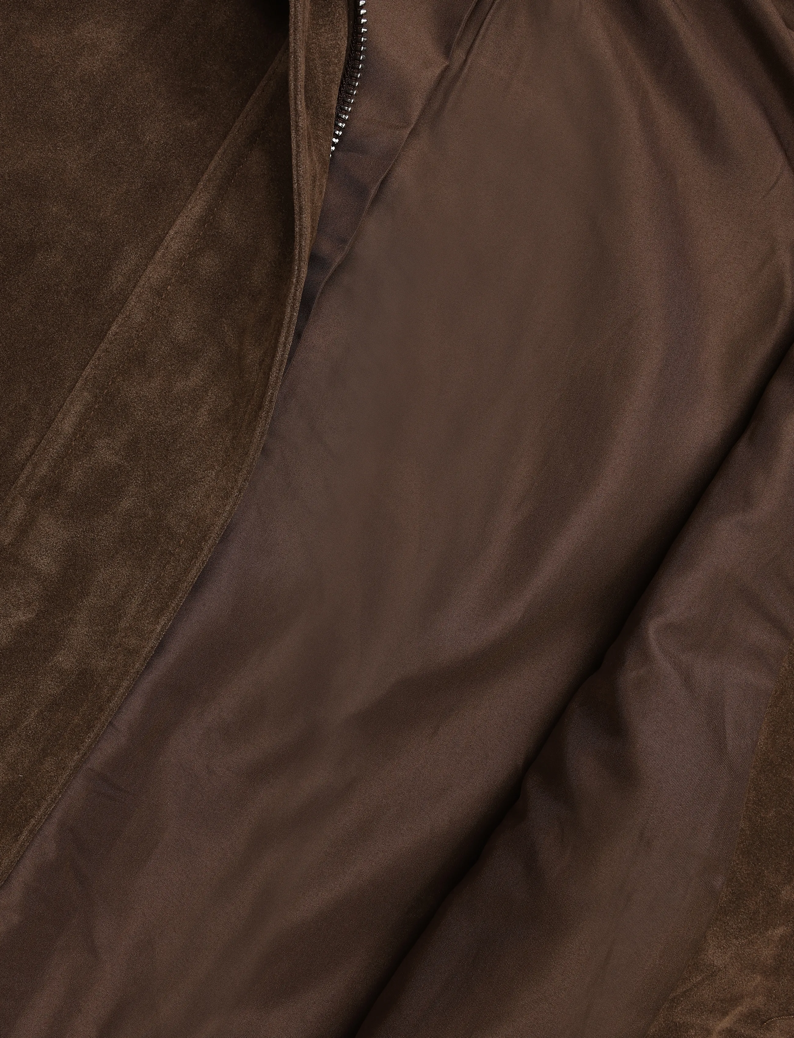 Gina Tricot - Faux suede high neck jacket - utility-jakker - deep taupe (7237) - 4