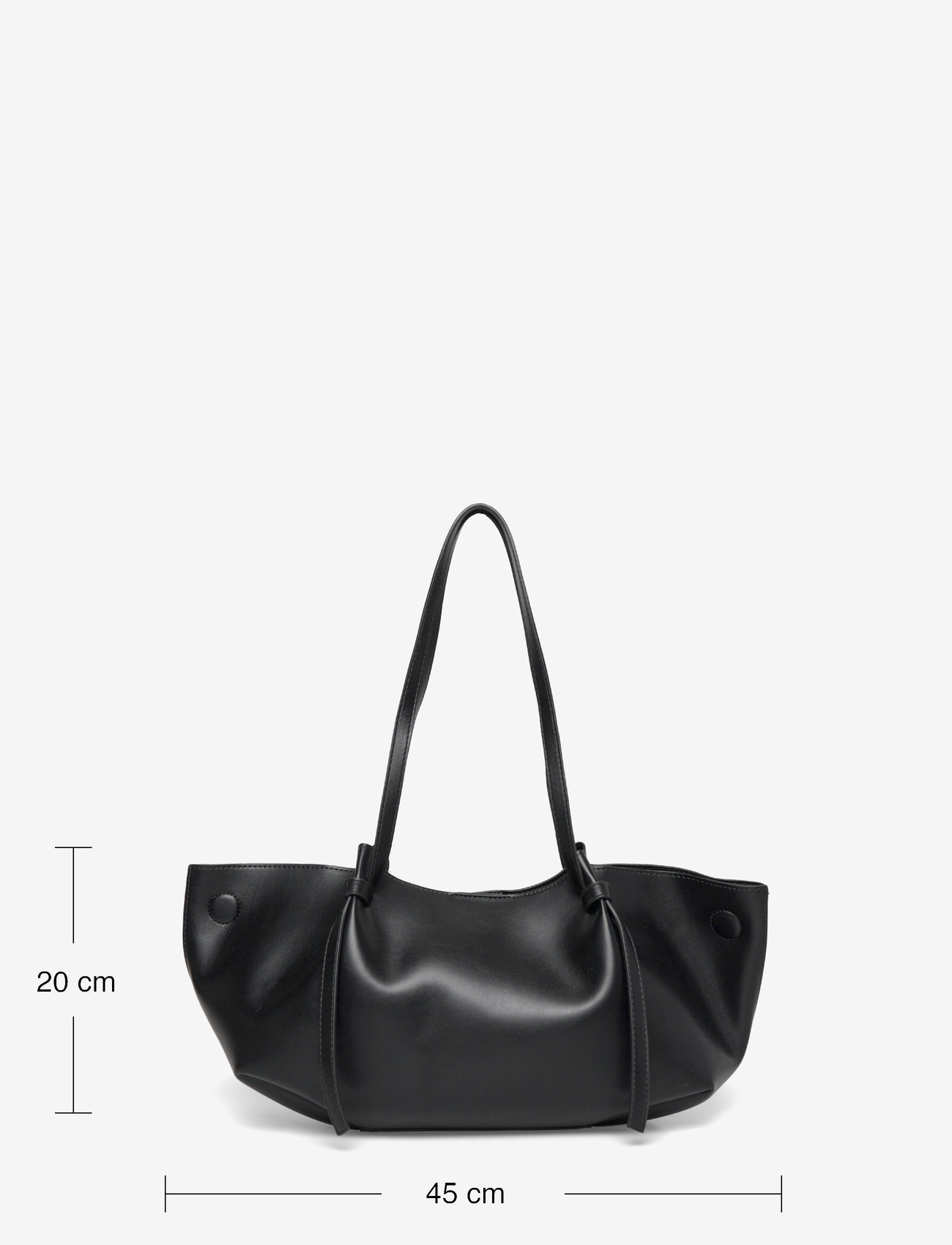 Gina Tricot - Strap handle tote bag - tote bags - black (9000) - 3