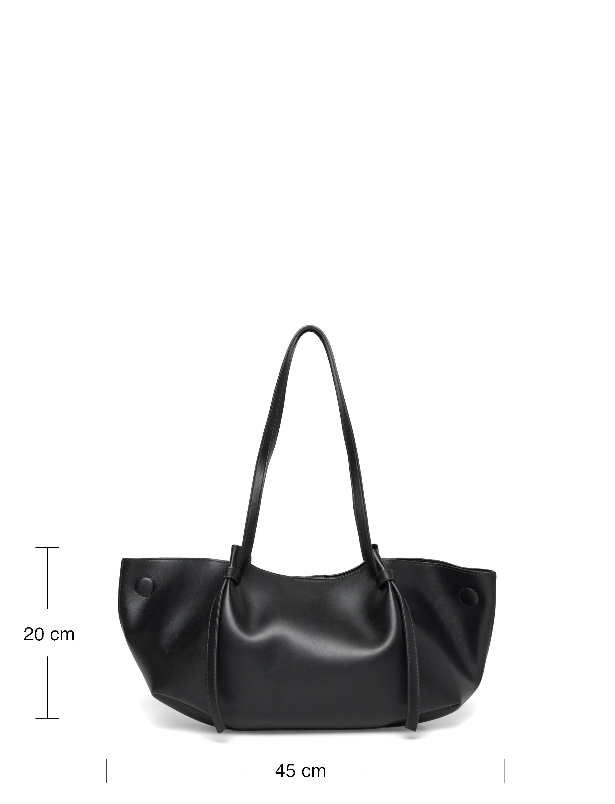 Gina Tricot - Strap handle tote bag - tote bags - black (9000) - 3