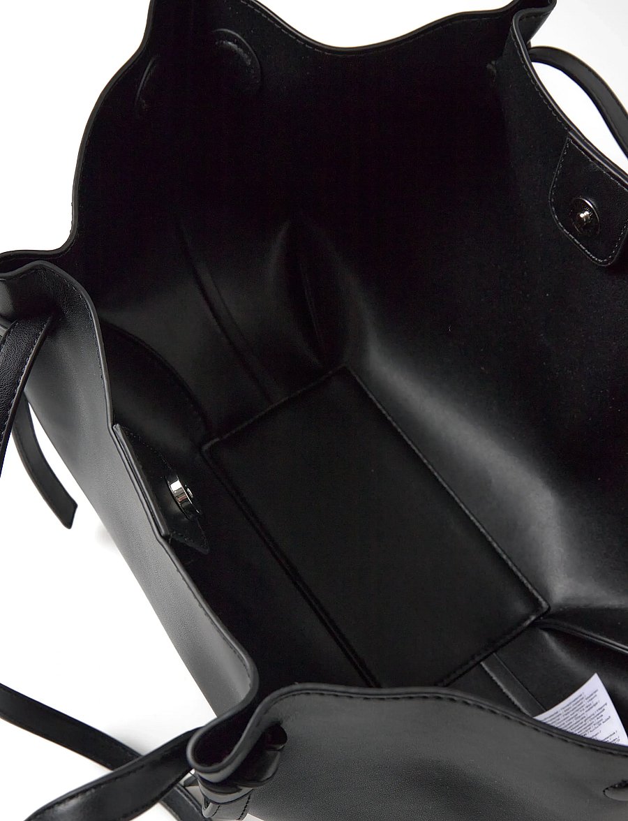 Gina Tricot - Strap handle tote bag - tote bags - black (9000) - 4