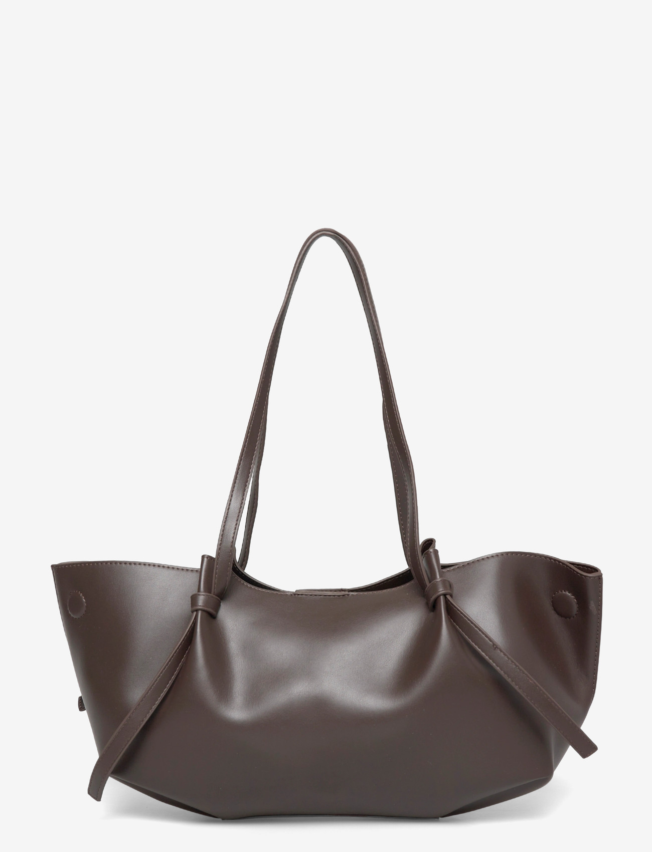 Gina Tricot - Strap handle tote bag - tote bags - brown (7000) - 1