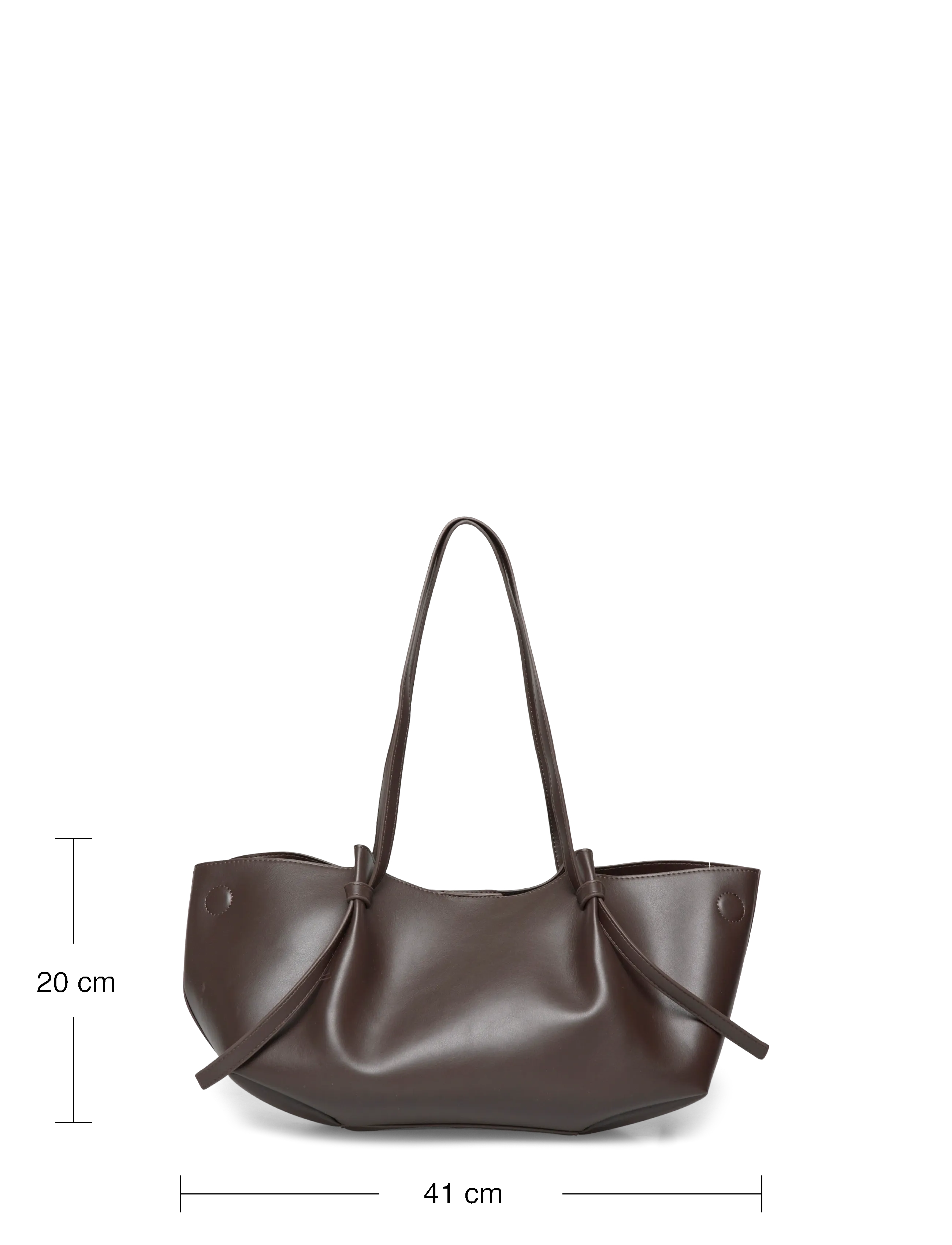 Gina Tricot - Strap handle tote bag - tote bags - brown (7000) - 3
