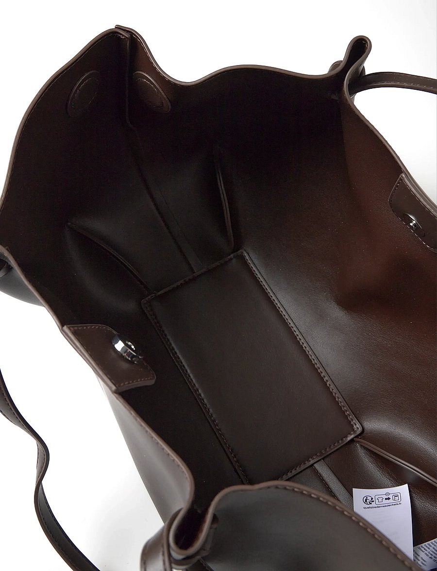 Gina Tricot - Strap handle tote bag - tote bags - brown (7000) - 4