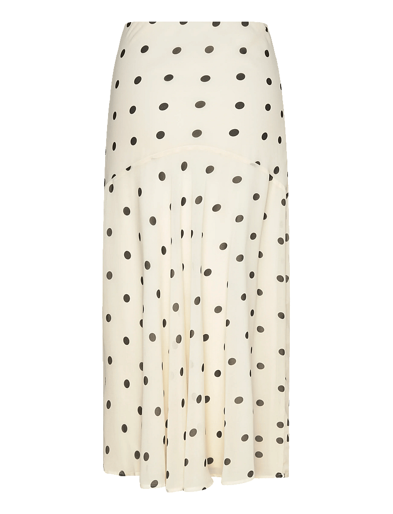 Gina Tricot - Chiffon skirt - maxi nederdele - creme/dot - 1