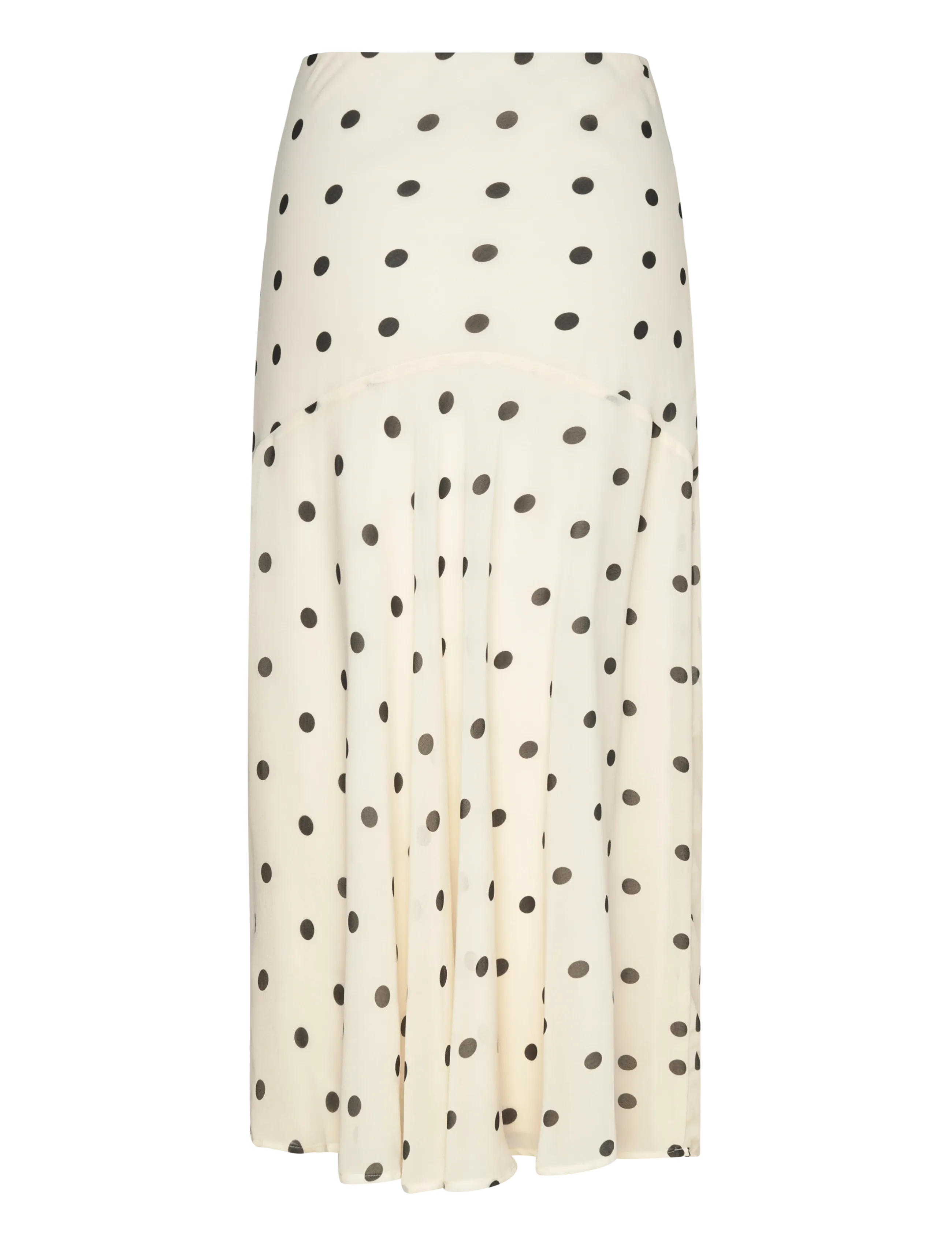 Gina Tricot - Chiffon skirt - maxi nederdele - creme/dot - 1