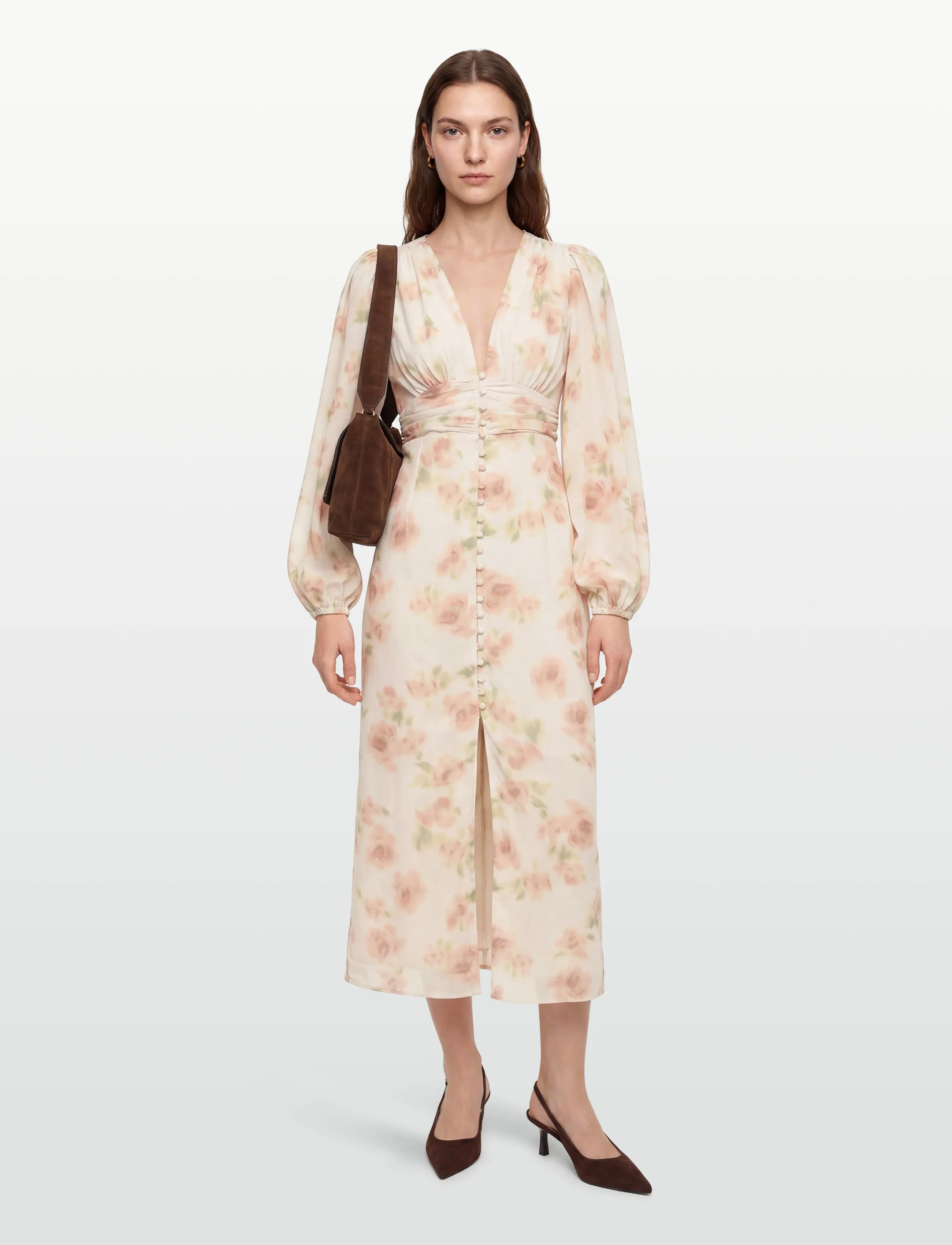 Gina Tricot - Balloon sleeve dress - aop (1440) - 0