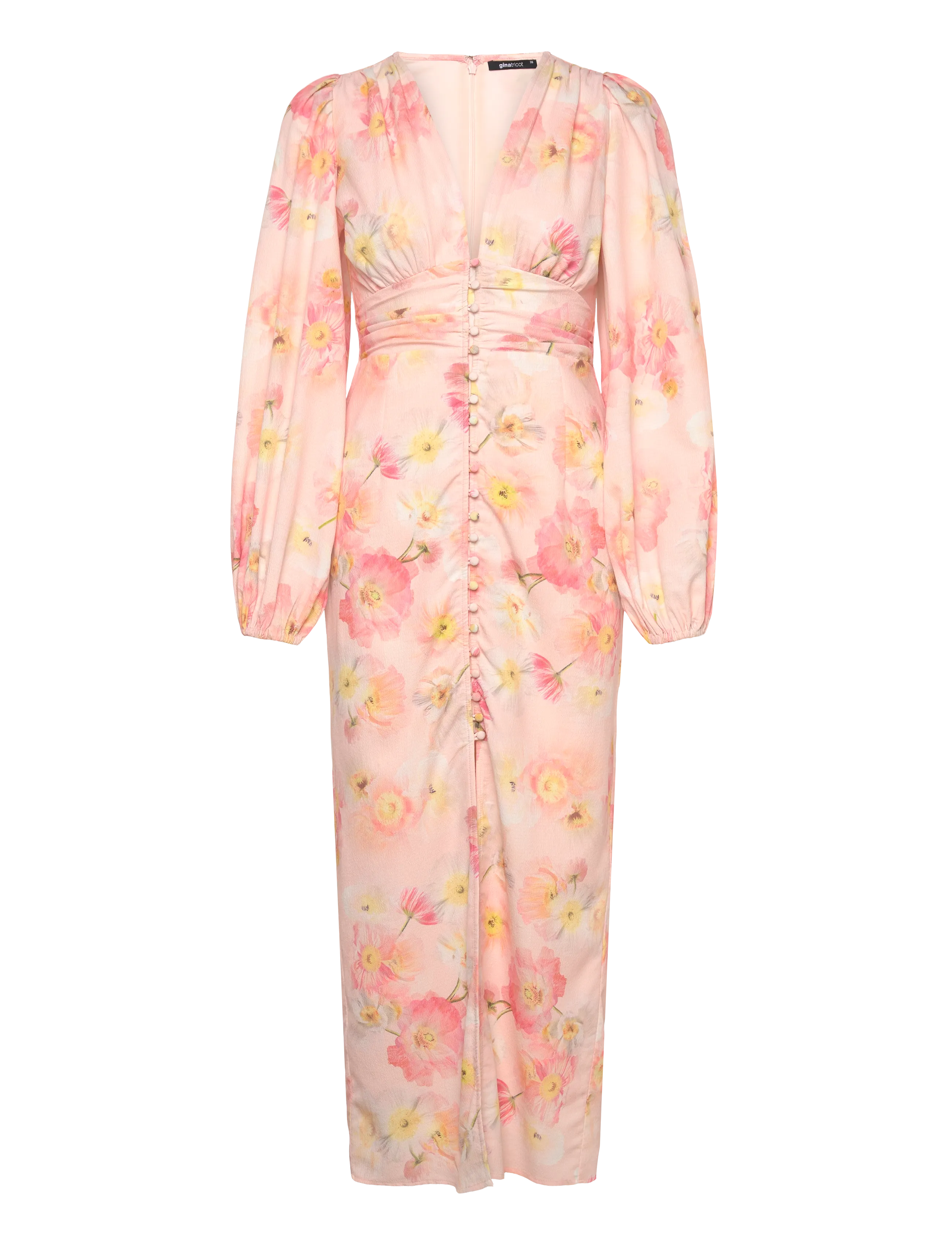 Gina Tricot Balloon sleeve dress - Kleider - FLOWER (4140) / multi