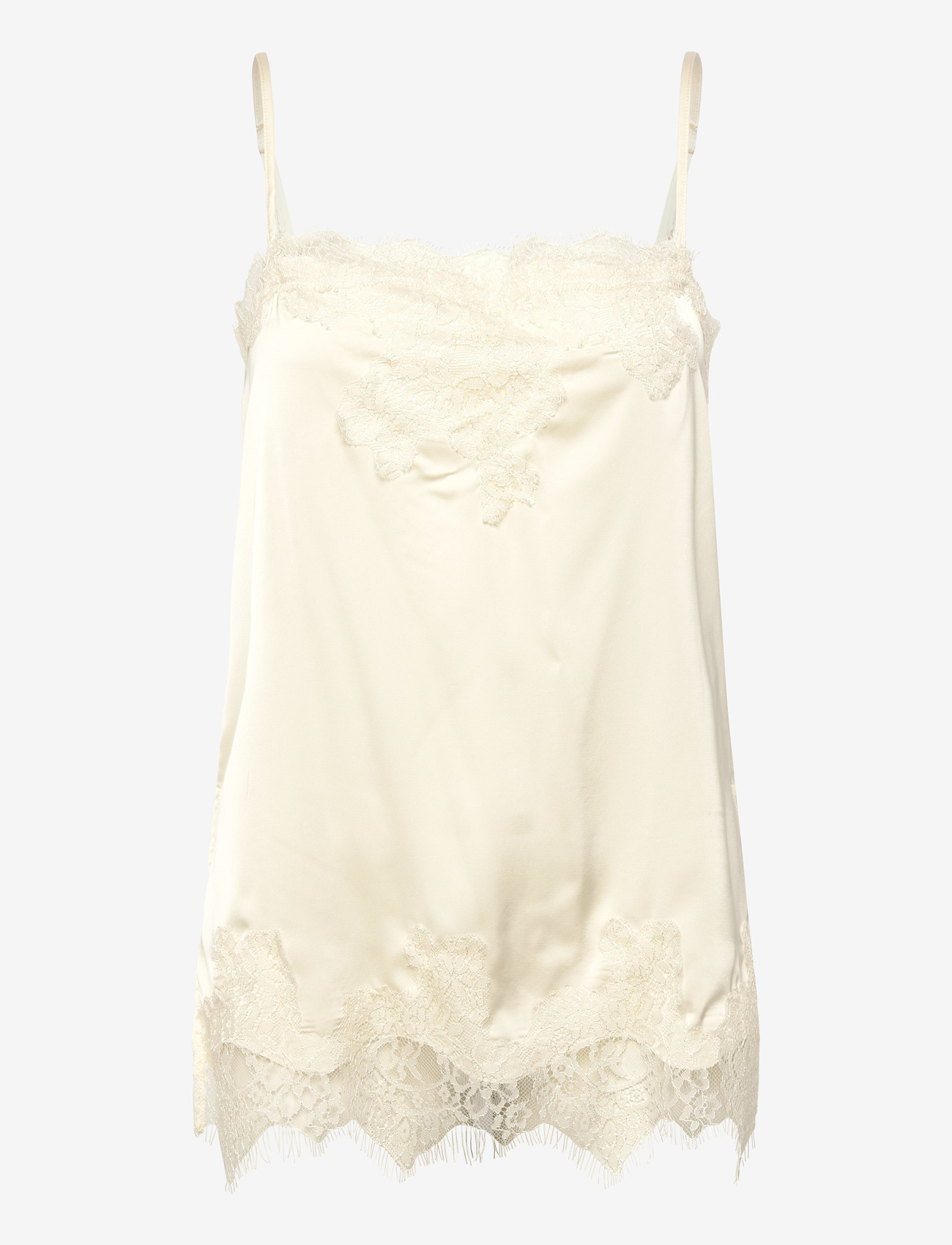 Gina Tricot - Lace singlet - Ärmellose tops - creme (1263) - 0