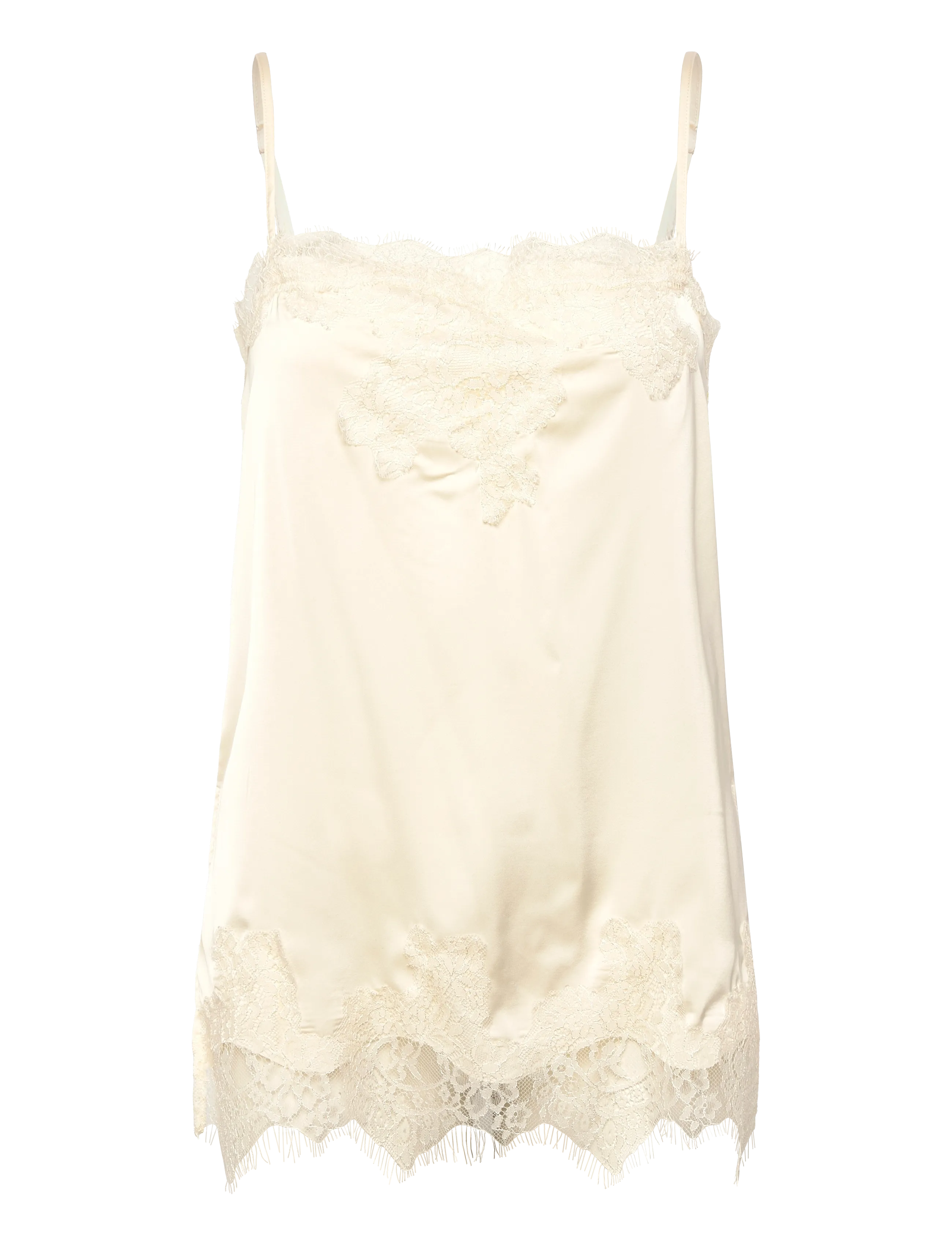 Gina Tricot Lace singlet - Gina Tricot - CREME (1263) / cream
