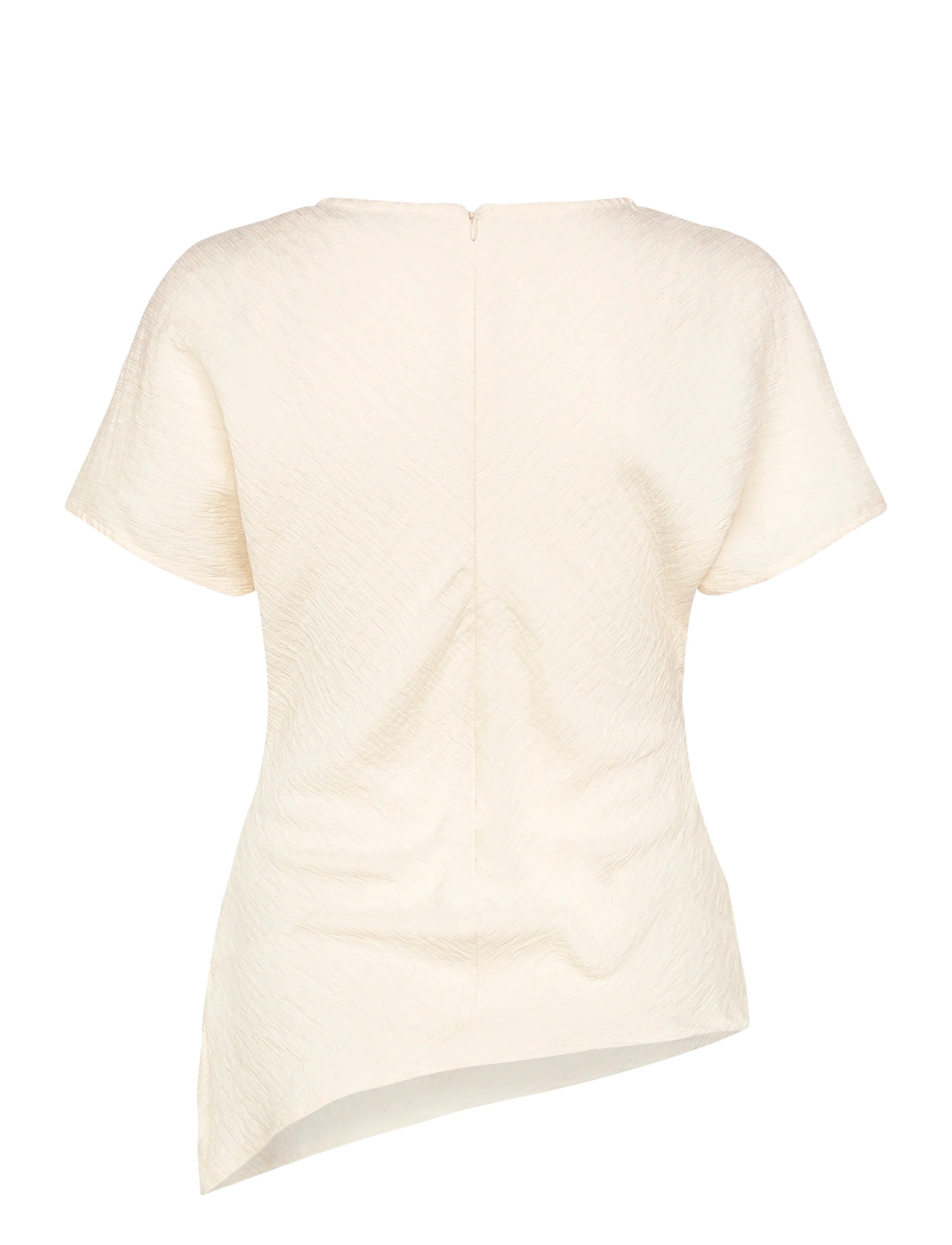 Gina Tricot - Asymmetric top - t-shirts - ecru (1045) - 2